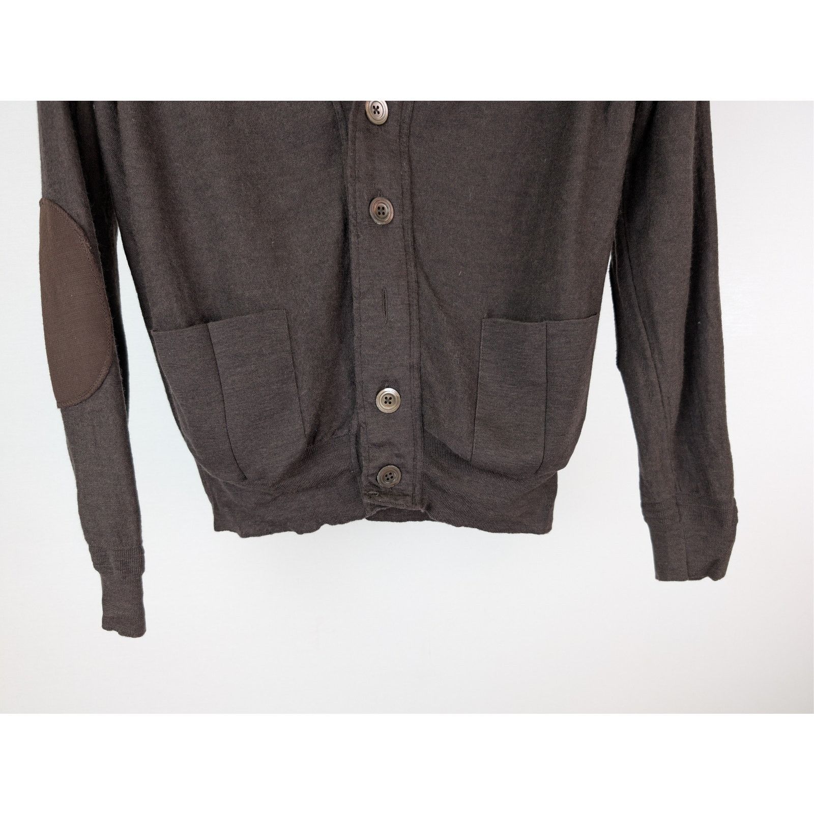 Tom Ford o1rshd1 CC20 V-Neck Cardigan is a dark brown Size US M / EU 48-50 / 2 - 4 Thumbnail