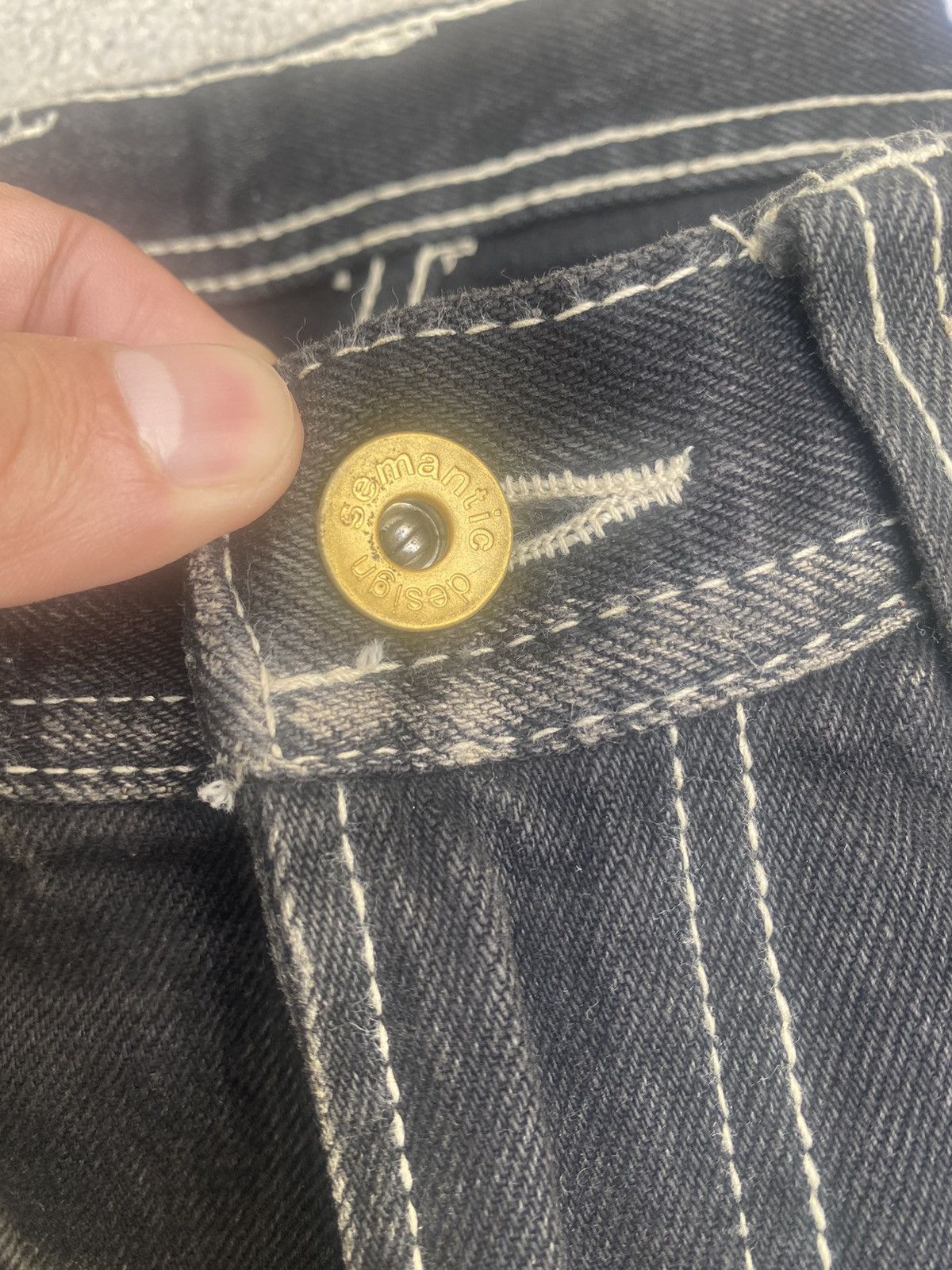 Japanese Brand Japanese Brand Semantic Design Clawmark Straightcut Denim Size US 32 / EU 48 - 6 Thumbnail