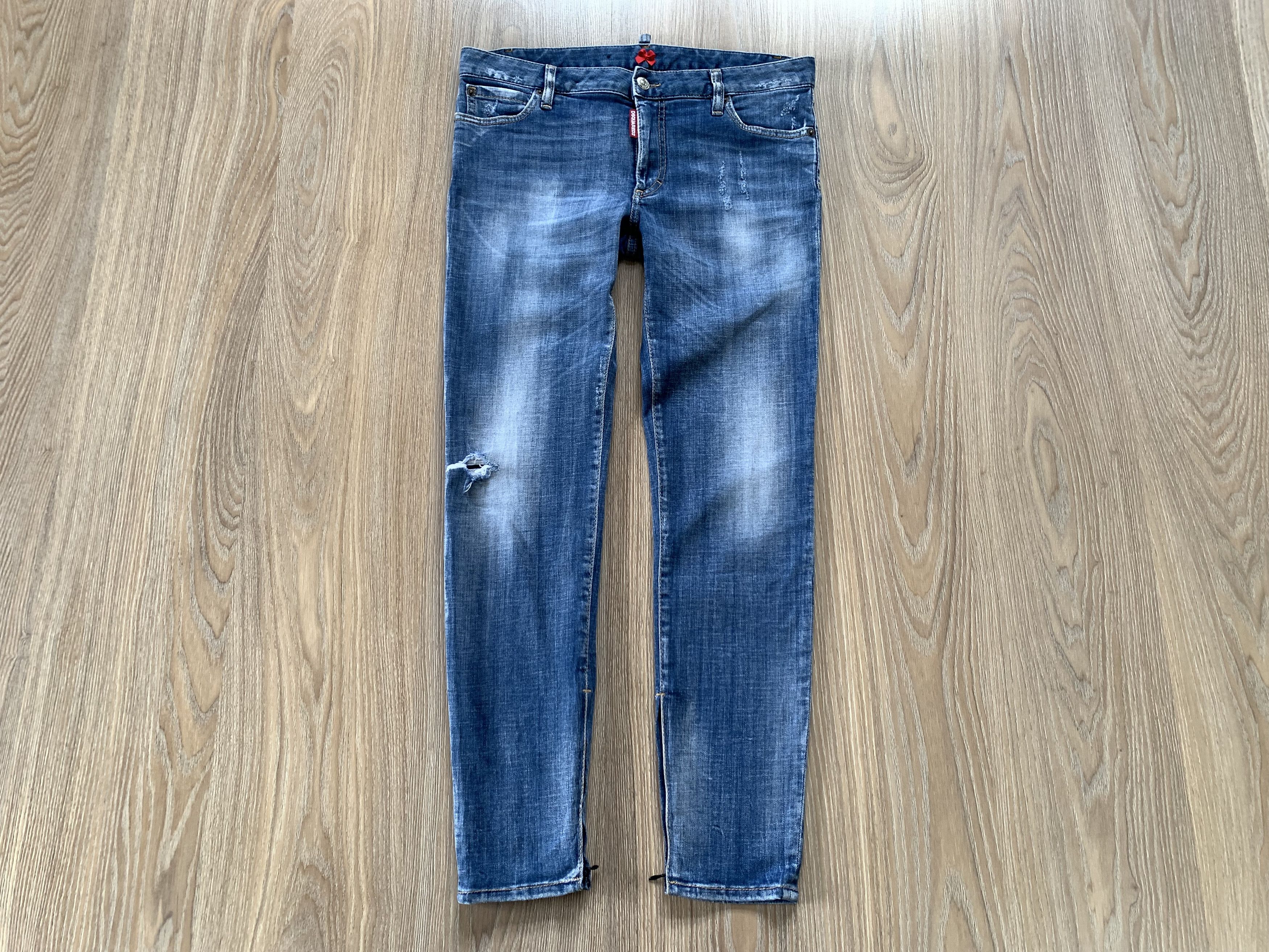 Dsquared2 Dsquared2 Women's Light Blue Denim Jeans Size 30" / US 8 / IT 44 - 2 Thumbnail