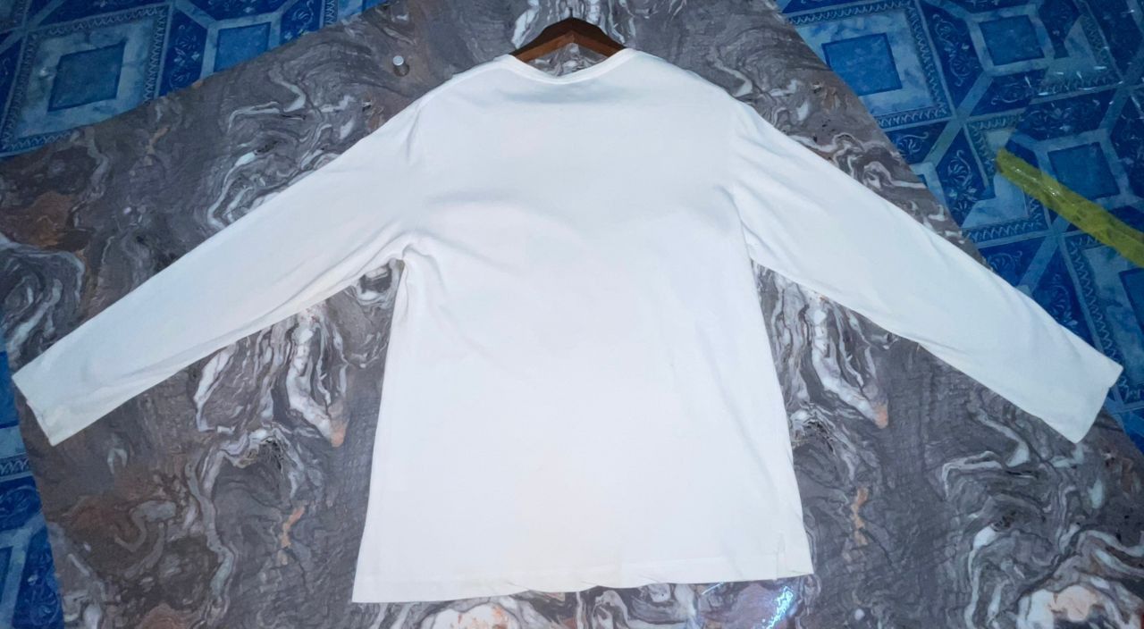 Vintage K7-06 ANTIQULOTHES white Sweater Size US M / EU 48-50 / 2 - 9 Thumbnail