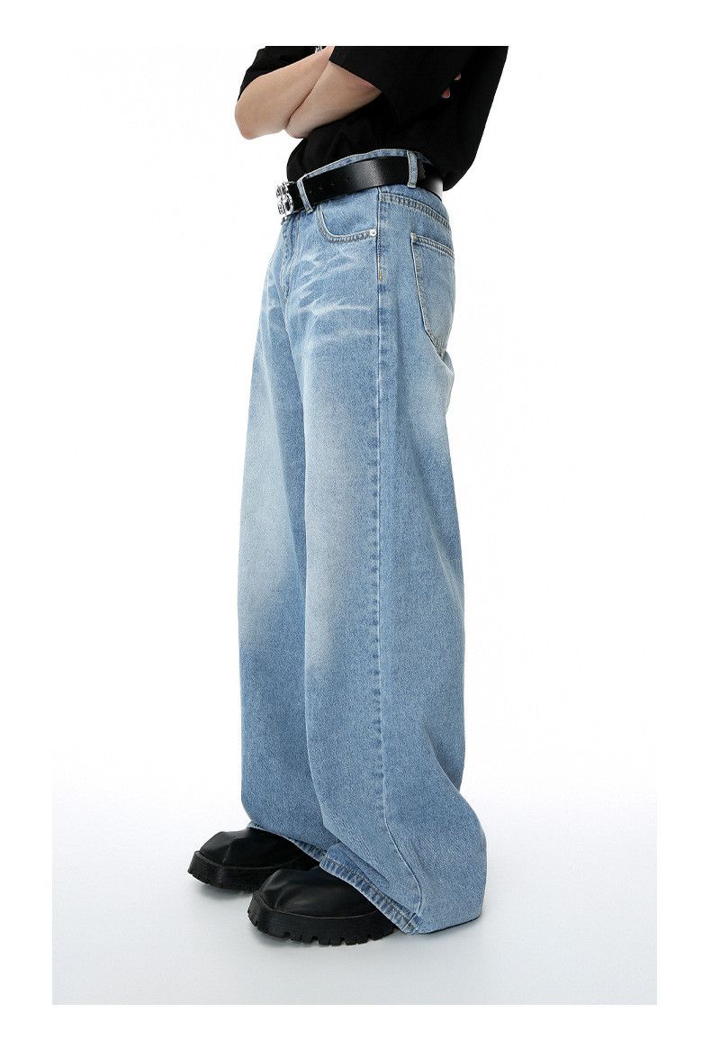 Japanese Brand Vintage American whisker loose straight jeans y2k Size US 32 / EU 48 - 3 Thumbnail