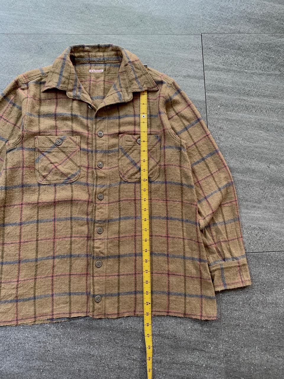Kapital FREE TAX! Cropped Plaid Wool Ls Shirt Size US S / EU 44-46 / 1 - 11 Thumbnail