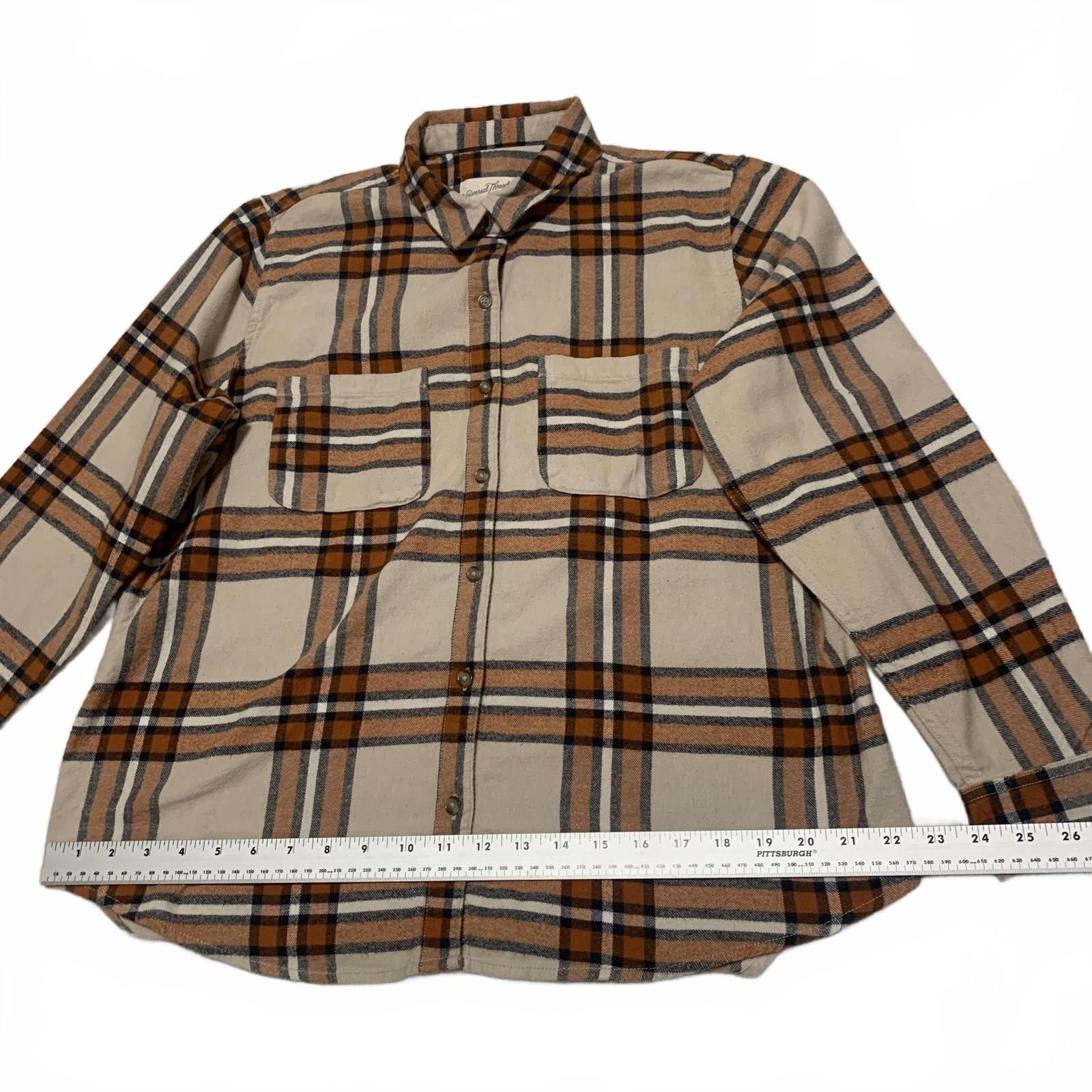 Other Universal Thread Men's Medium Long Sleeve Plaid Shirt Size US M / EU 48-50 / 2 - 6 Thumbnail
