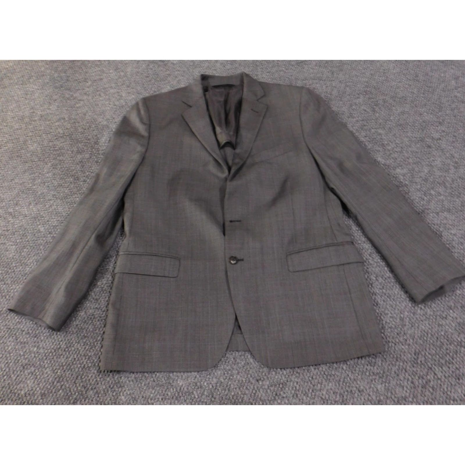 Brooks Brothers VINTAGE Brooks Brothers 346 Sport Coat Mens 41 Gray Plaid Two Button Blazer Suit Jacket Size 42R - 4 Thumbnail