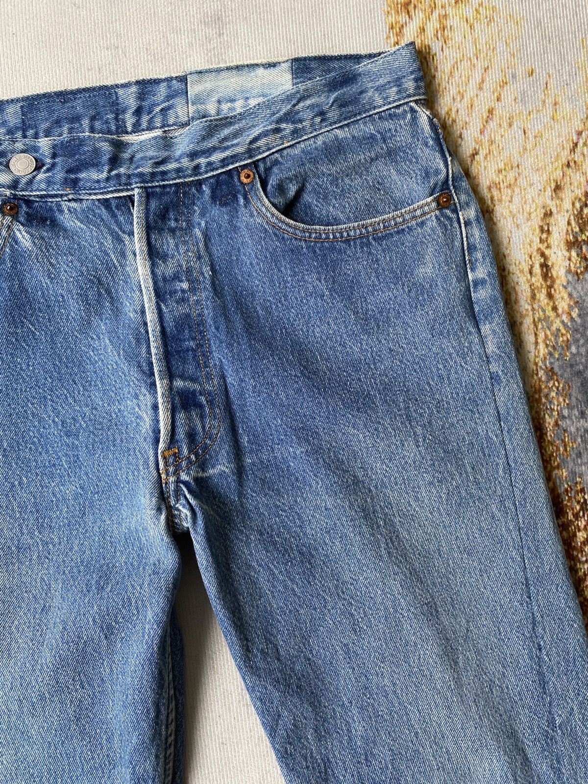 Levi's × Vintage 1990s - Levi’s 501 X The Garment Reconstruct Denim Size US 32 / EU 48 - 9 Thumbnail