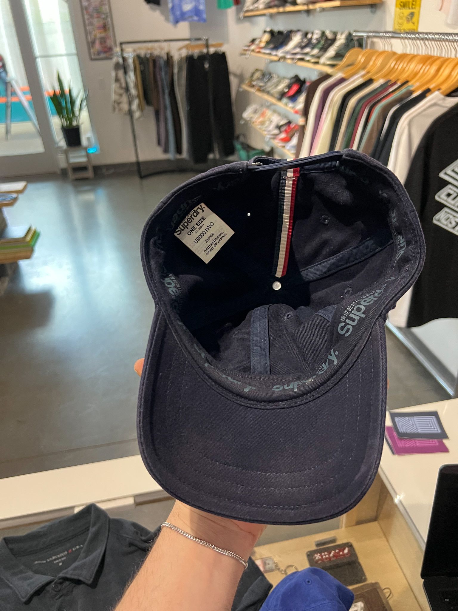 Superdry Superdry 6-Panel Navy Size ONE SIZE - 3 Thumbnail