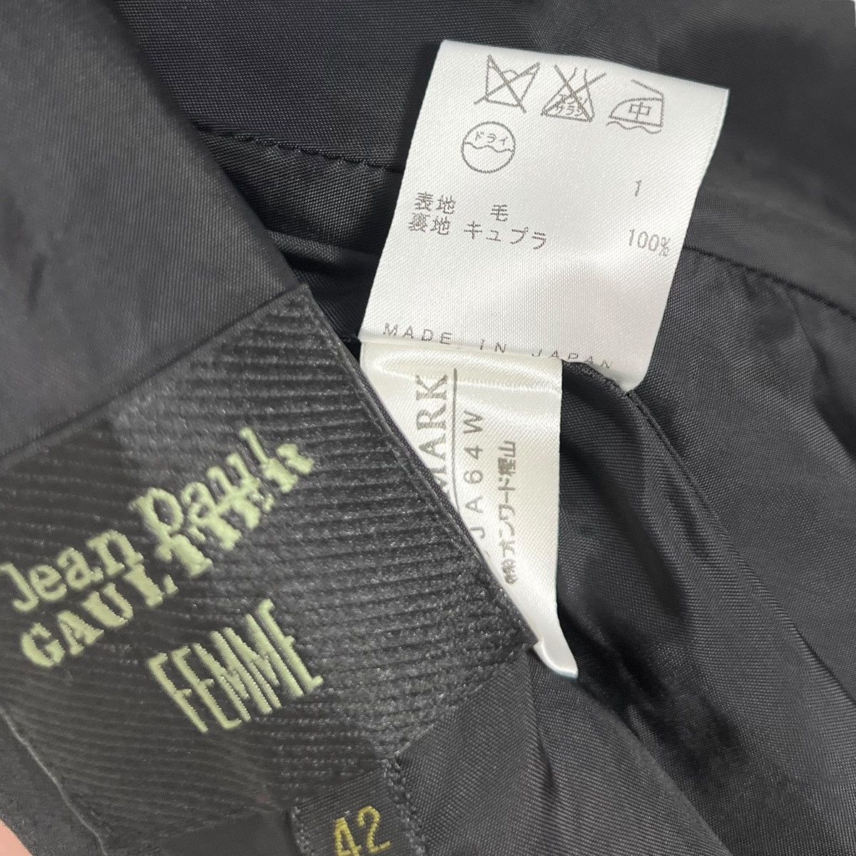 Jean Paul Gaultier JPG Jean Paul Gaultier Femme Drape Blazer Jacket Size M / US 6-8 / IT 42-44 - 11 Thumbnail