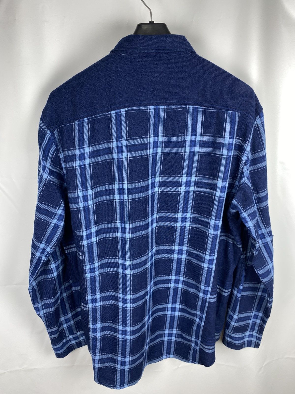 Edwin Edwin Merge Indigo Shirt Plaid Button Up Men size XL Size US XL / EU 56 / 4 - 7 Thumbnail