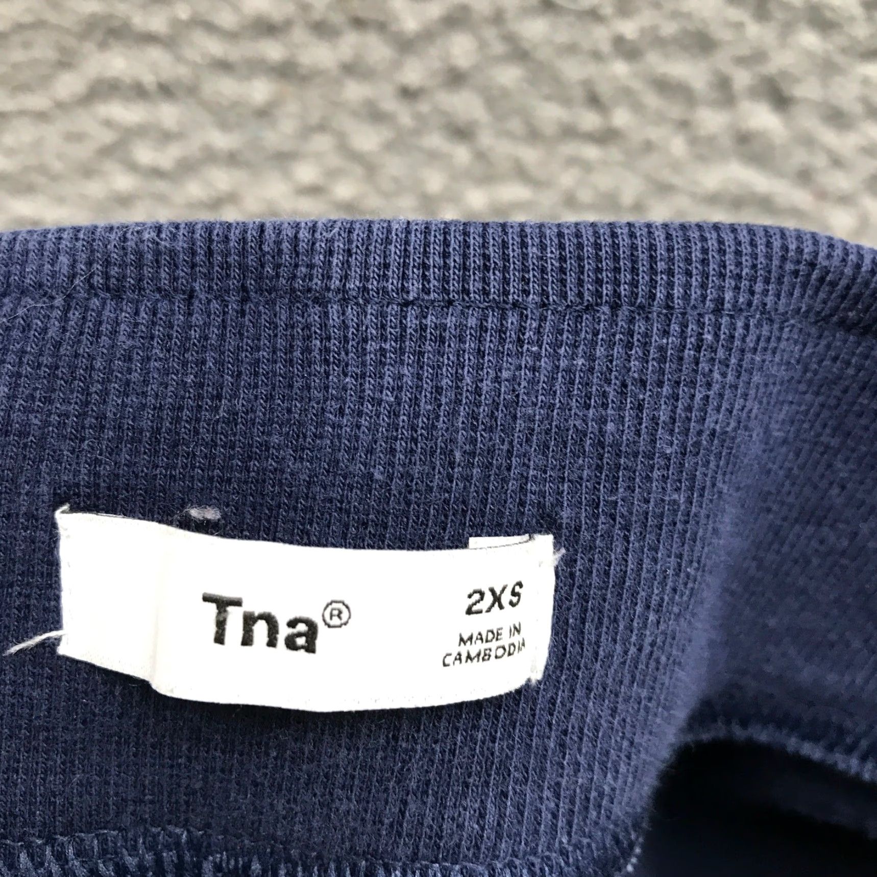 Aritzia TNA Aritzia Cozy Fleece Jogger Sweatpants Womens 2XS Pocket Navy Size 24" / US 00 / IT 34 - 3 Thumbnail