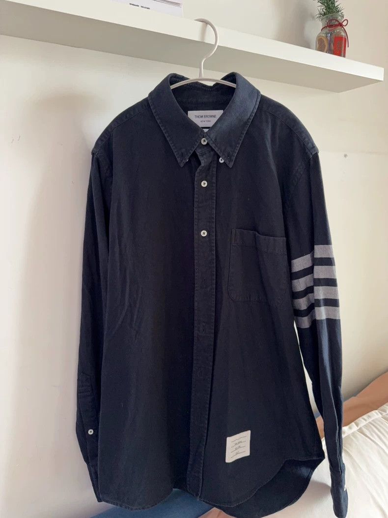 Thom Browne Thom Browne The shirt is navy blue Size US M / EU 48-50 / 2 - 1 Thumbnail