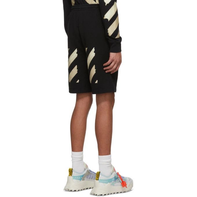 Off-White Black Tape Arrows Sweatshorts Size 26" / US 2 / IT 38 - 4 Thumbnail