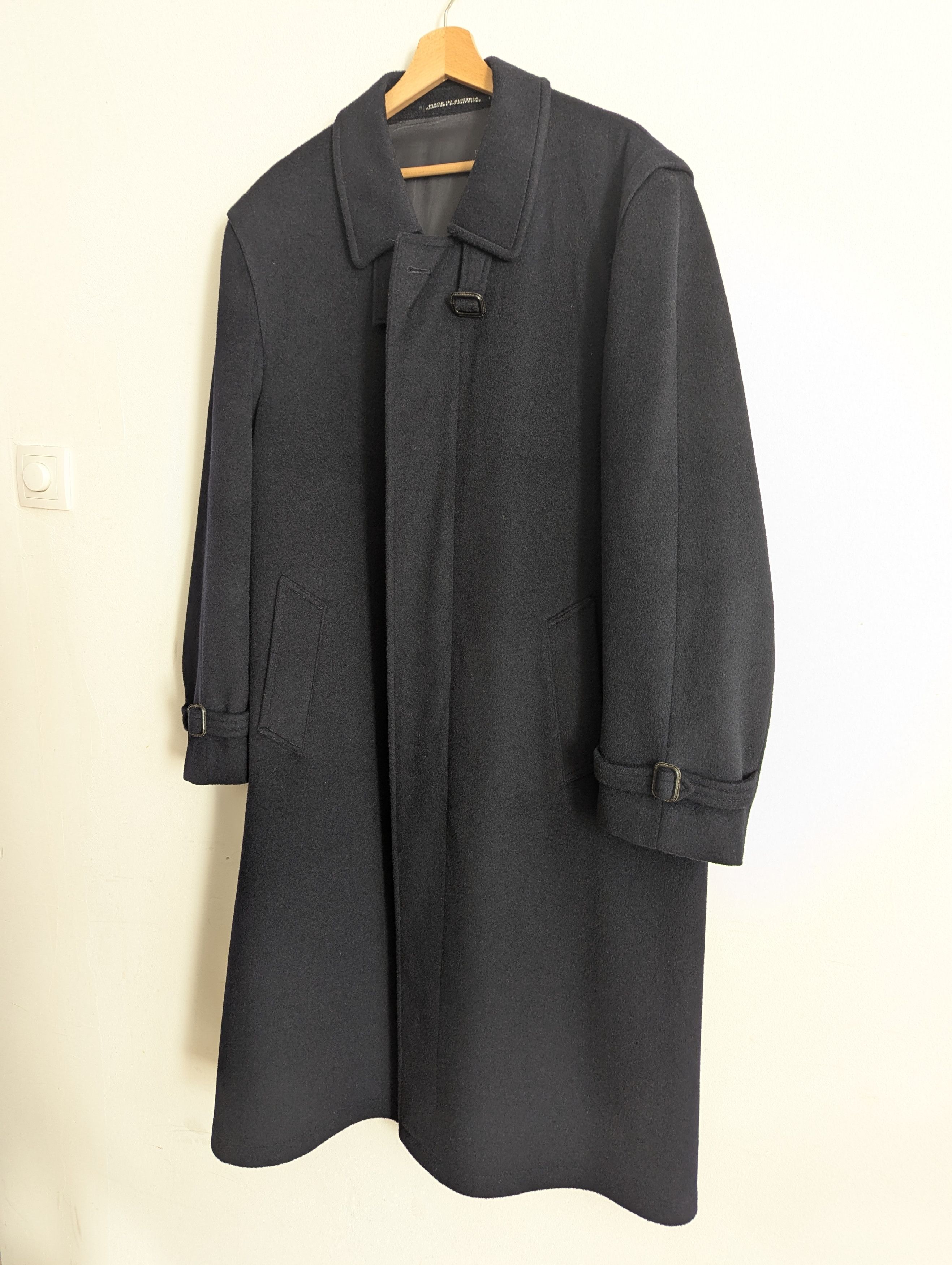 Vintage Distler Austrian Tiroler Loden Long Coat Size US L / EU 52-54 / 3 - 1 Thumbnail