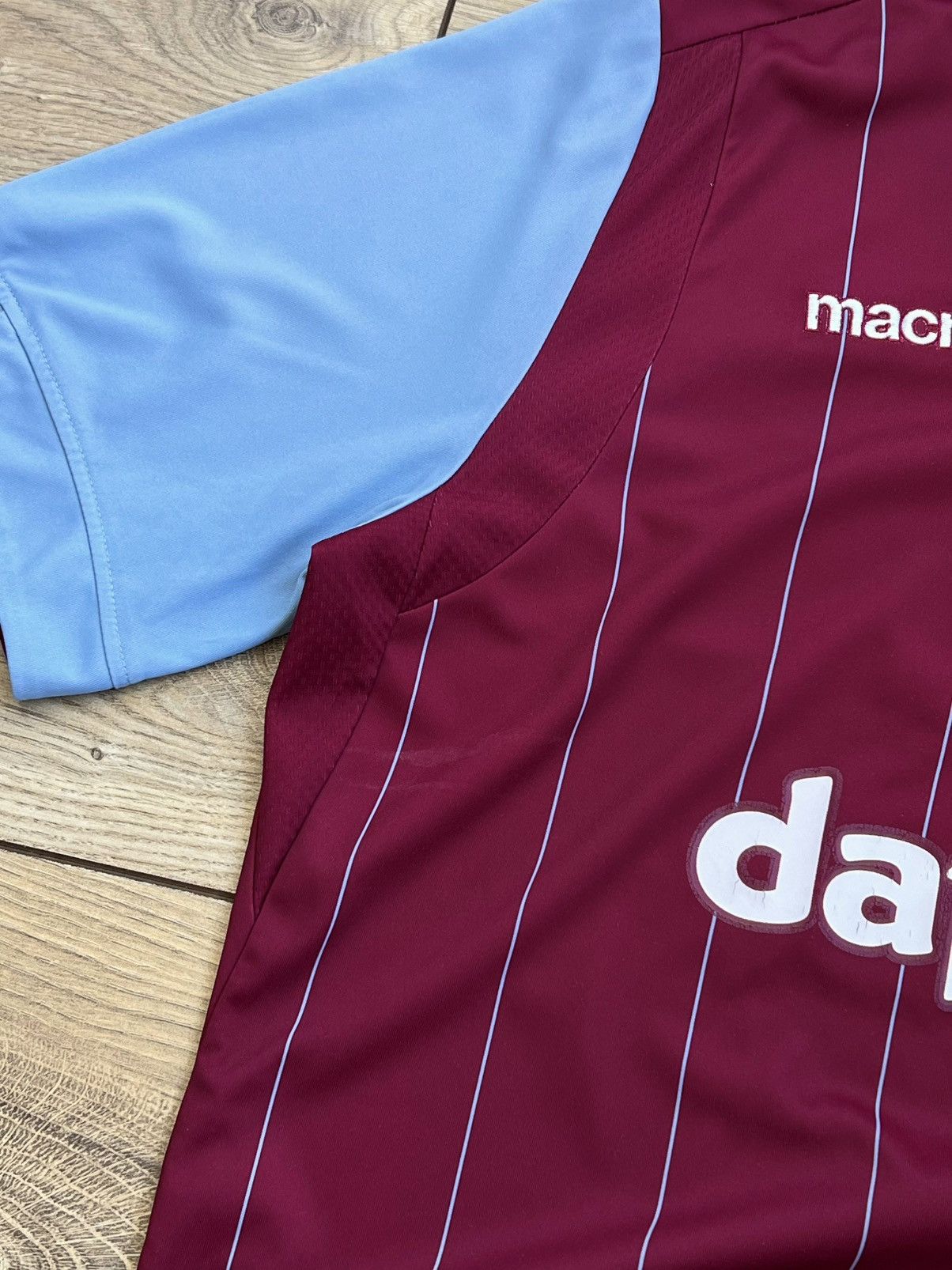 Macron Aston Villa 2014-2015 Home SET Soccer Long Sleeve Jersey Size US M / EU 48-50 / 2 - 5 Thumbnail