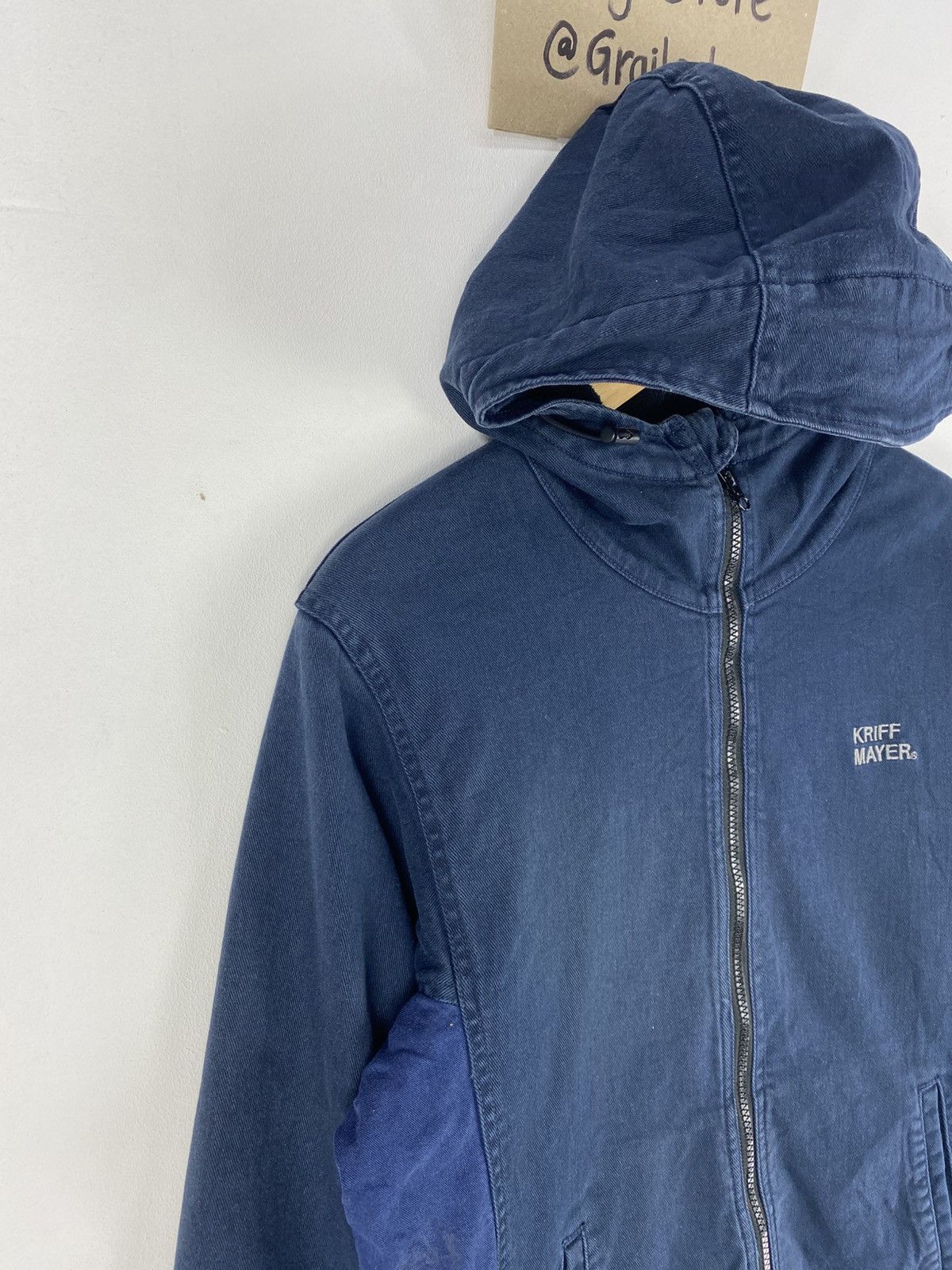 Japanese Brand Vintage 90’s Zipper Jacket by Kriff Mayer Size US S / EU 44-46 / 1 - 2 Thumbnail