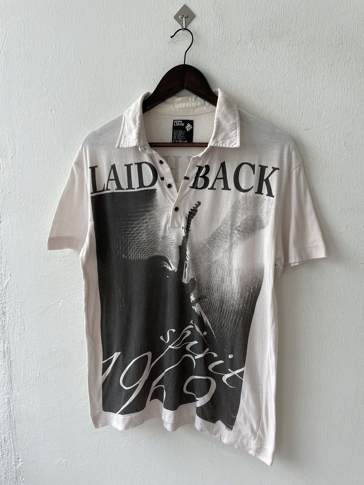 If Six Was Nine PPFM Laid Back Slow Hand Rockstar Polo Tee Shirt Size US L / EU 52-54 / 3 - 3 Thumbnail