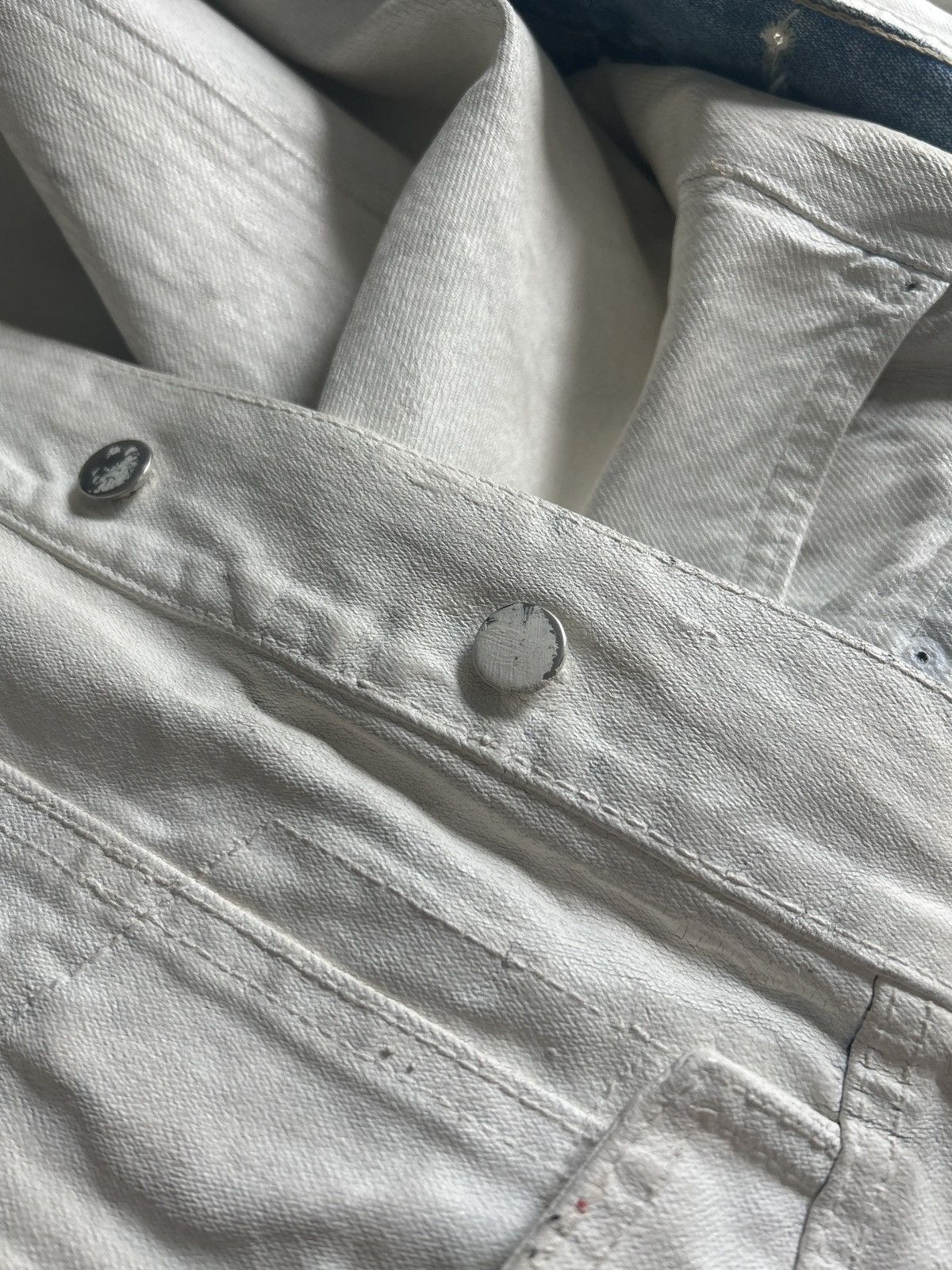 Maison Margiela ‘90-‘92 Artisanal Painted Denim Jacket & Skirt Set Size S / US 4 / IT 40 - 8 Thumbnail