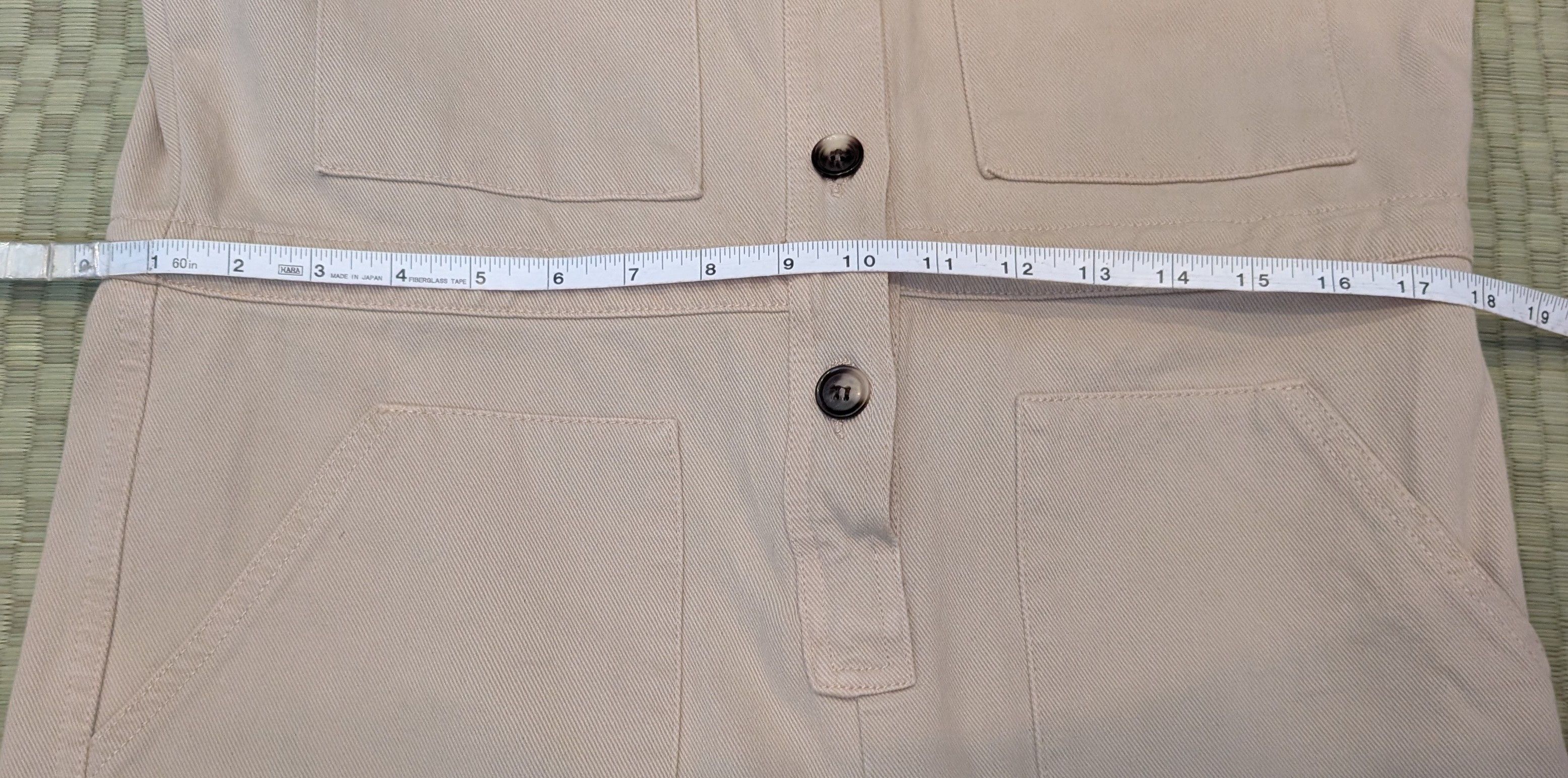 Other Rita Row Halla Jumpsuit Beige Denim Twill Made in Spain Size 36" / US 14 / IT 50 - 7 Thumbnail