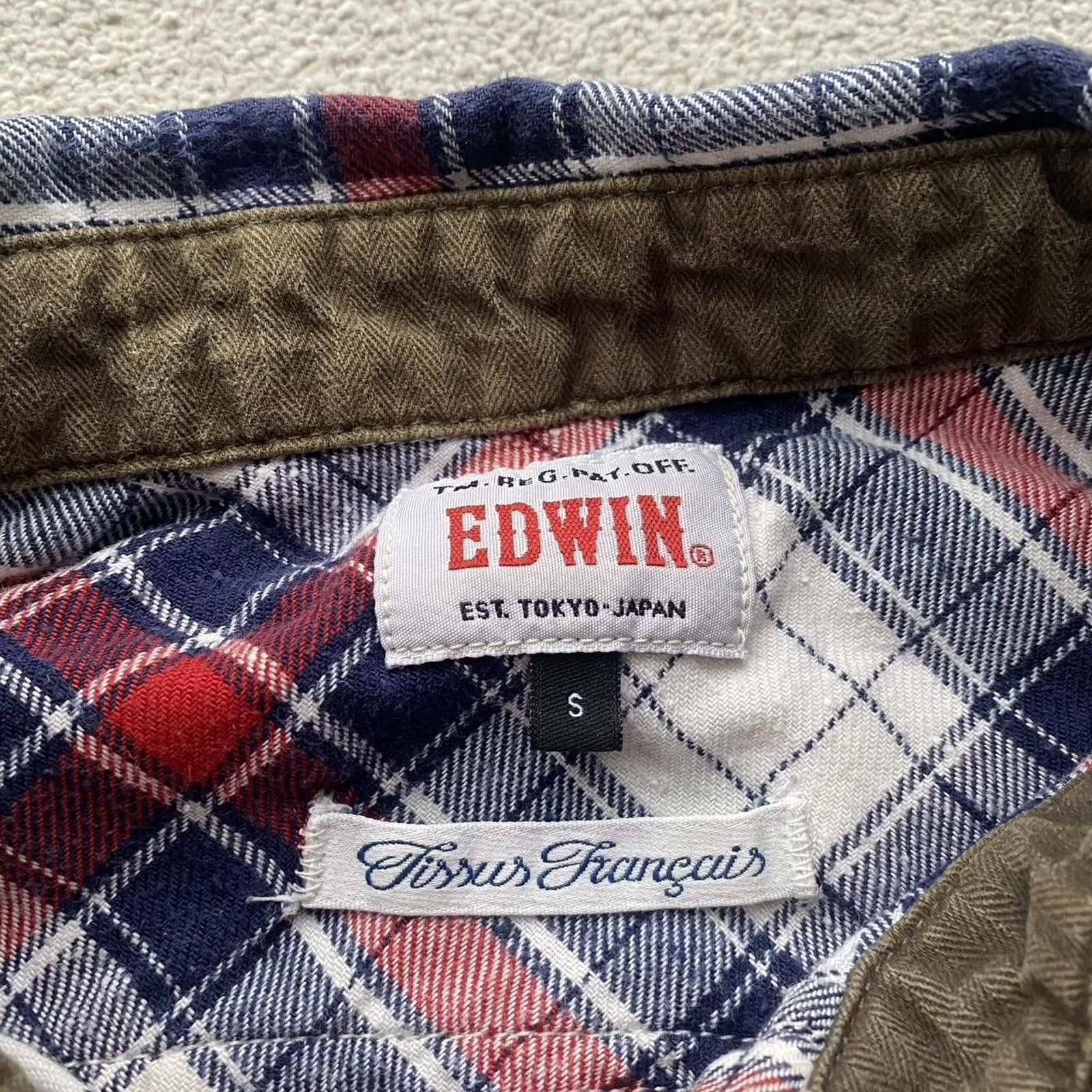 Edwin Edwin Japan Checkered Flannel Button Up Shirt Size US S / EU 44-46 / 1 - 8 Thumbnail
