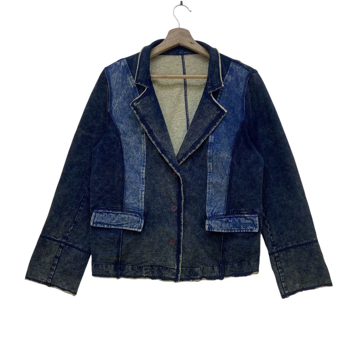 Japanese Brand Japanese Brand En Cloche Street Fashion Soft Denim Jacket Size M / US 6-8 / IT 42-44 - 3 Thumbnail