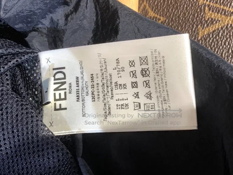 Fendi Fendi size L Pleated Patch Pocket High-waist Work Shorts Size 22" - 3 Thumbnail