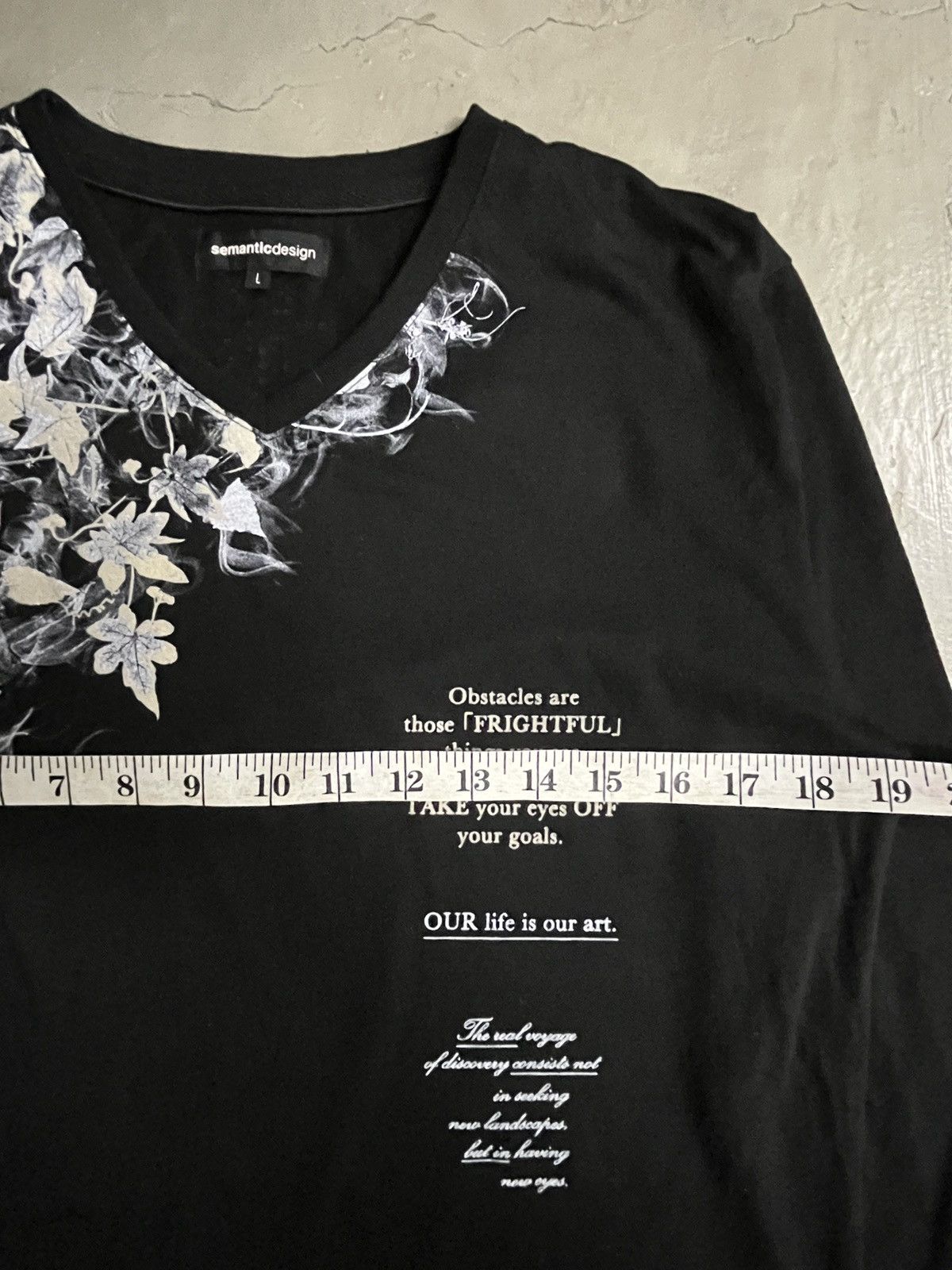 semanticdesign 2000’s Semanticdesign Smoke Poem Long Sleeve Shirt Size US L / EU 52-54 / 3 - 7 Thumbnail