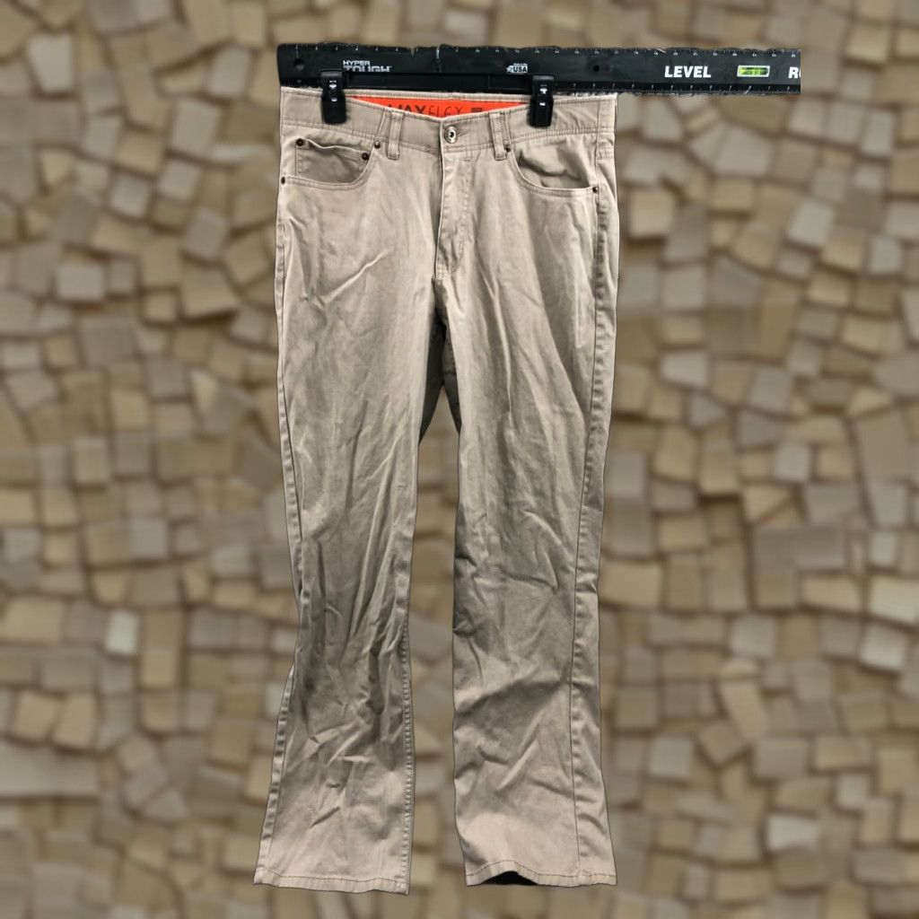 Vintage Urban Pipeline Relaxed Straight Chino Pants 33x32 Mens Beige Medium Wash Size US 33 - 1 Thumbnail