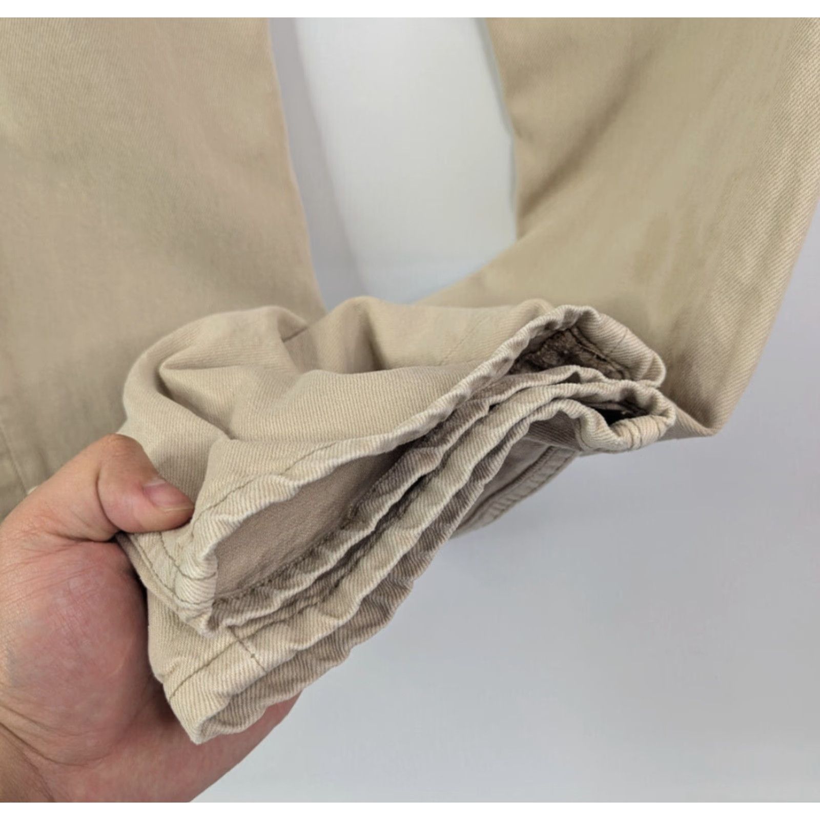 Levi's VINTAGE Levi's 501 Jeans Mens 30x34 Beige Denim USA 501-0612 5-Pocket Straight Leather? Logo 90s Grunge Hipster City College USA Mens Size US 30 / EU 46 - 6 Thumbnail