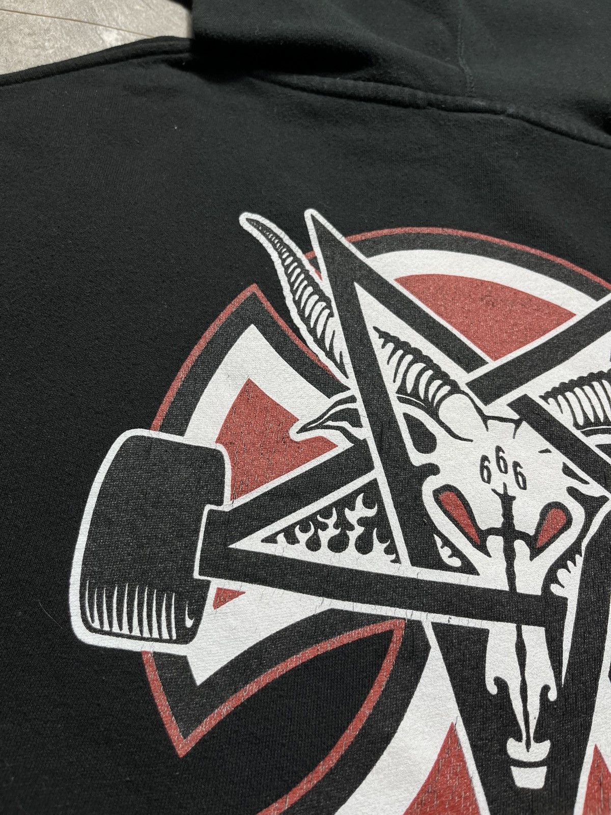 Independent Truck Co. Independent x Thrasher Pentagram Hoodie Big Logo Y2k Size US XL / EU 56 / 4 - 8 Thumbnail