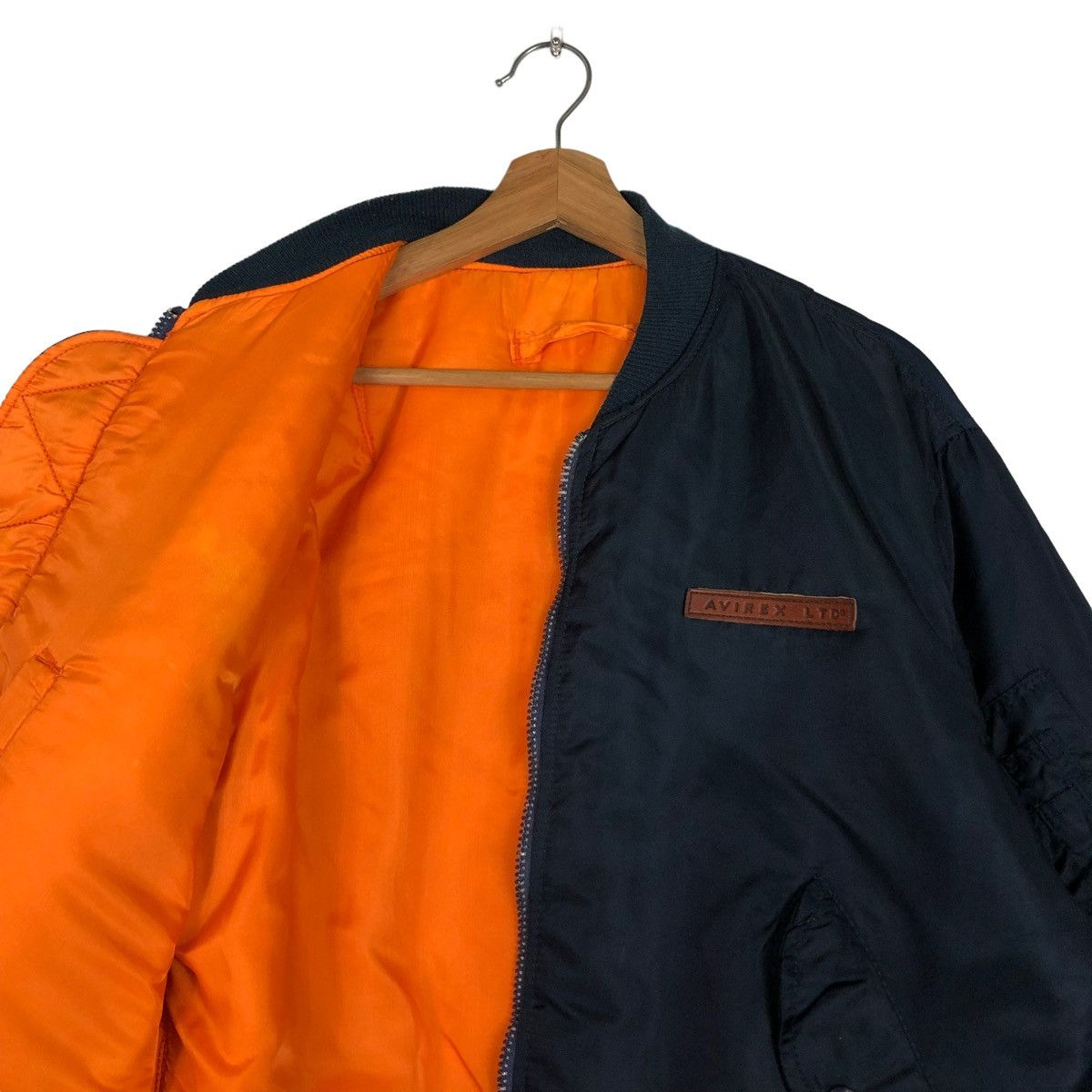 Avirex 🔥RIOT RIOT REVERSIBLE BOMBER JACKET AVIREX LTD USA Size US M / EU 48-50 / 2 - 12 Thumbnail