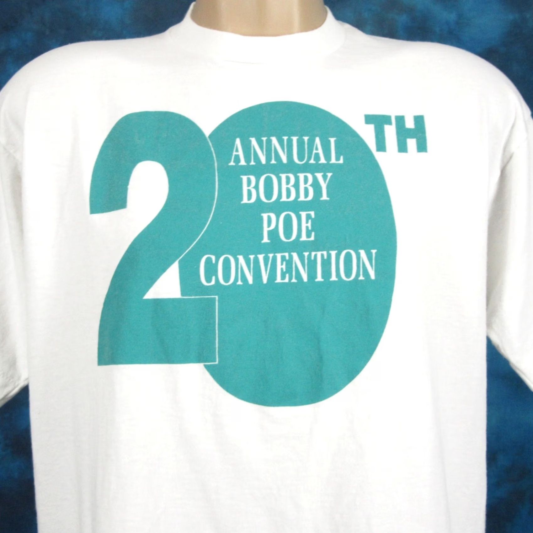 Vintage vtg 90s BOBBY POE MUSIC CONVENTION T-Shirt L Mens XL Rockabilly Single Stitch T-Shirt Size US L / EU 52-54 / 3 - 3 Thumbnail