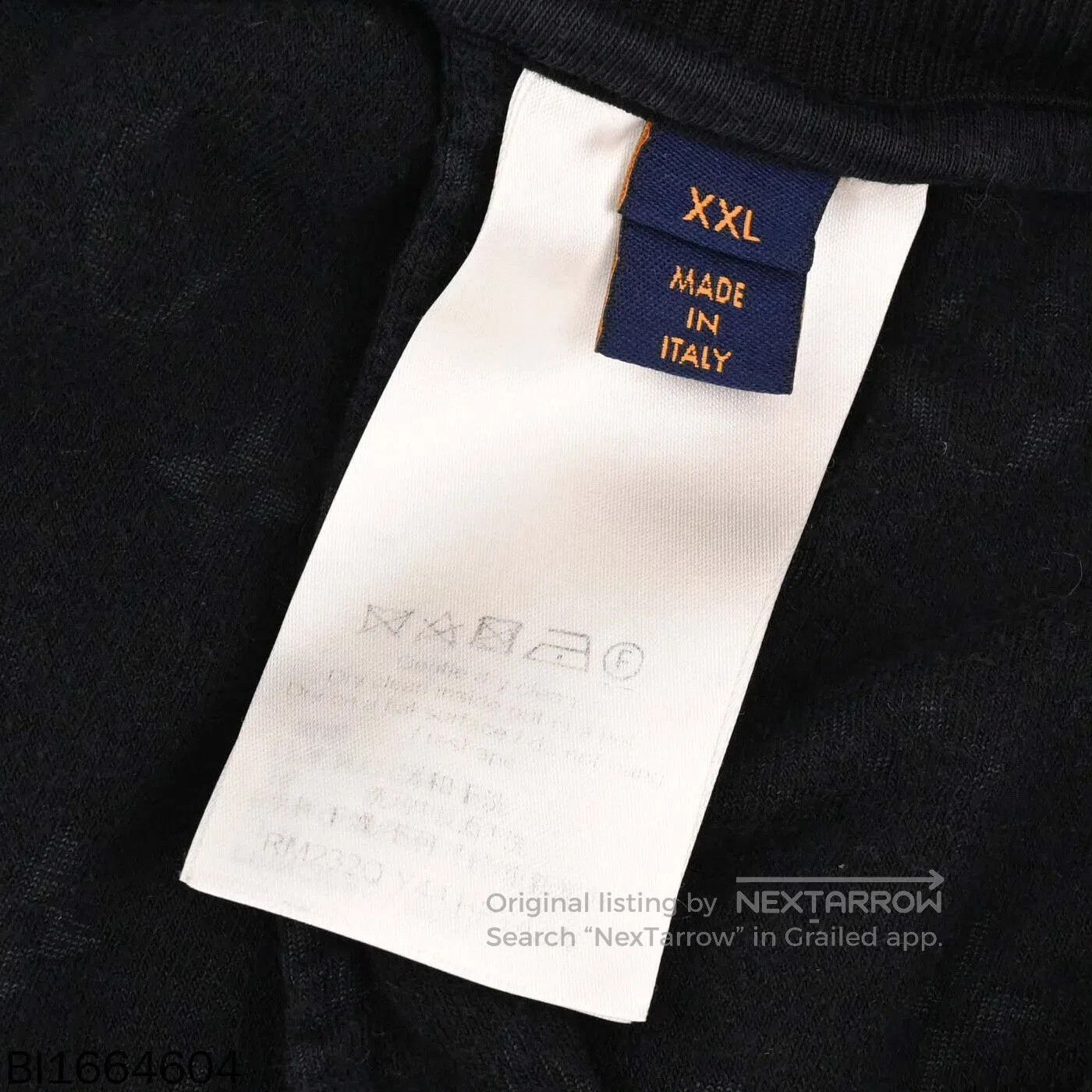 louis vuitton logo drawstring shorts in black.