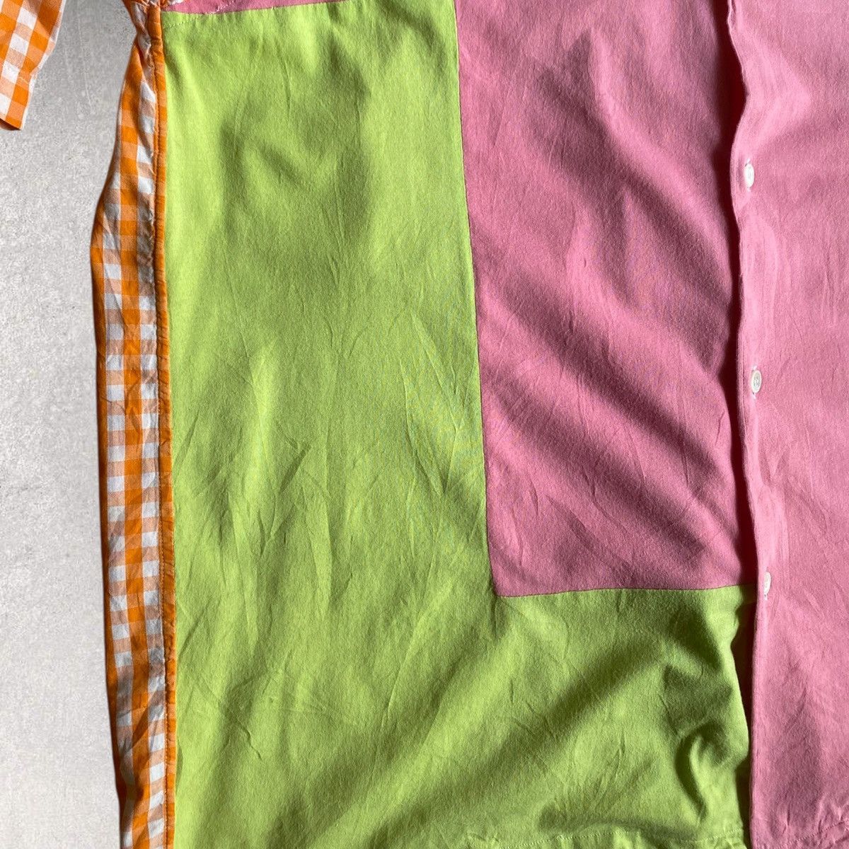Comme des Garcons × Comme des Garcons SHIRT Color Patch Open Collar Shirt Size US S / EU 44-46 / 1 - 4 Thumbnail