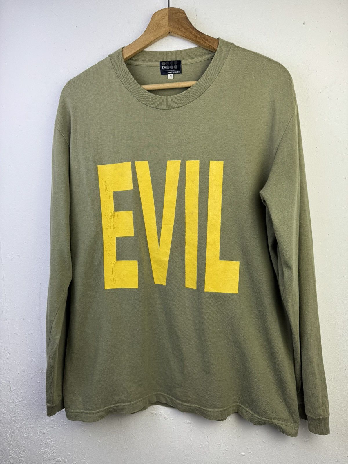 Takeo Kikuchi Takeo Kikuchi EVIL long-sleeve t-shirt Size US M / EU 48-50 / 2 - 3 Thumbnail