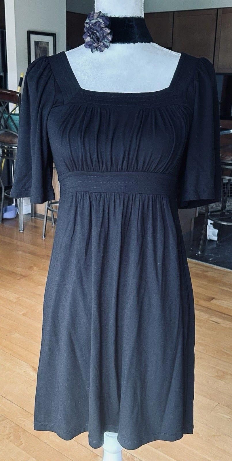 Bcbgmaxazria BCBG Maxazria Black Dress LBD Small 6% Spandex 94% Rayon Size S / US 4 / IT 40 - 1 Thumbnail
