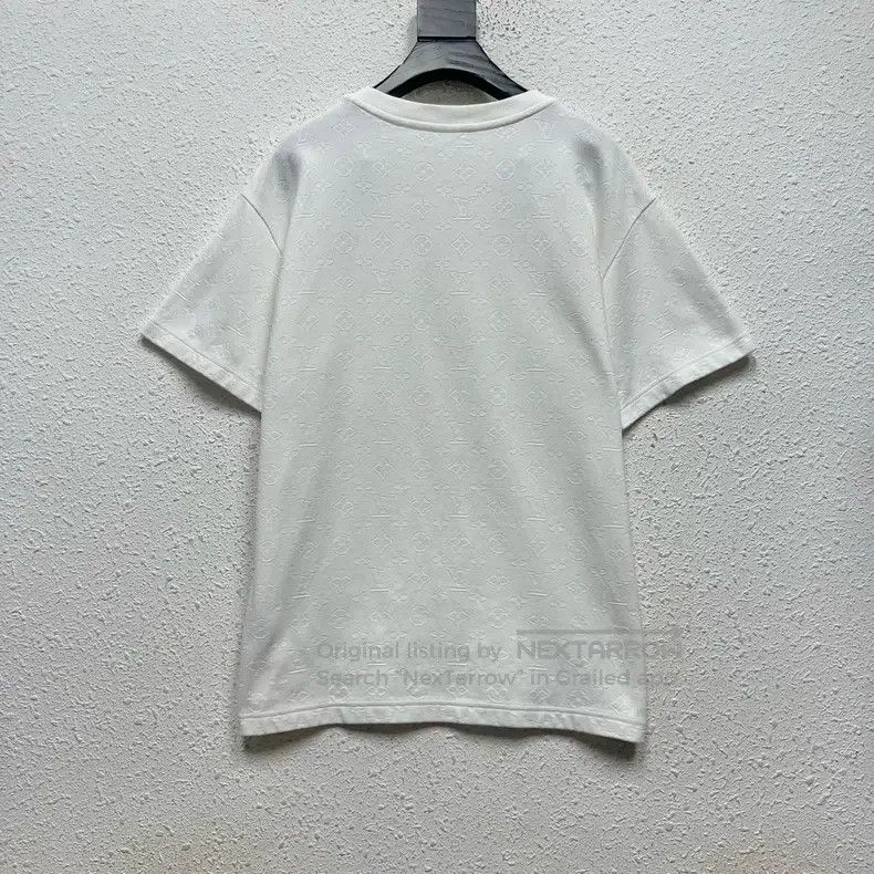Louis Vuitton Louis Vuitton Pocket dark stripe full print white short sl Size US M / EU 48-50 / 2 - 2 Thumbnail