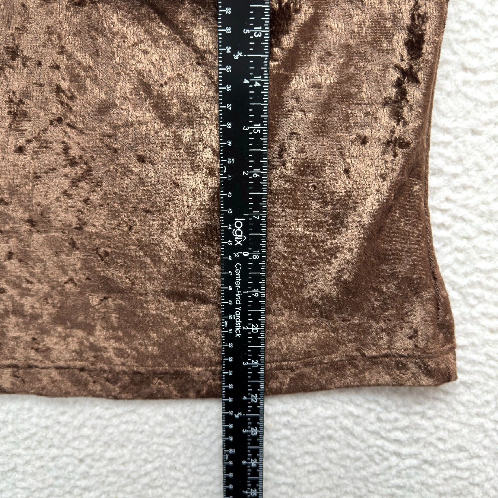 Vintage VINTAGE Xhilaration Camisole Top XL Brown Crushed Velvet Grunge Boho Fairy Shirt Womens Size XL / US 12-14 / IT 48-50 - 6 Thumbnail