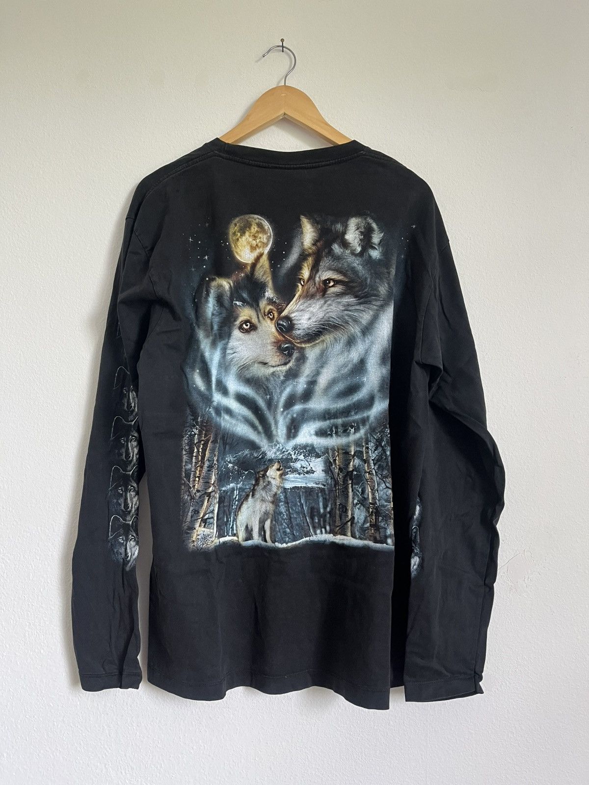 Vintage Wolf shirt Size US L / EU 52-54 / 3 - 3 Thumbnail