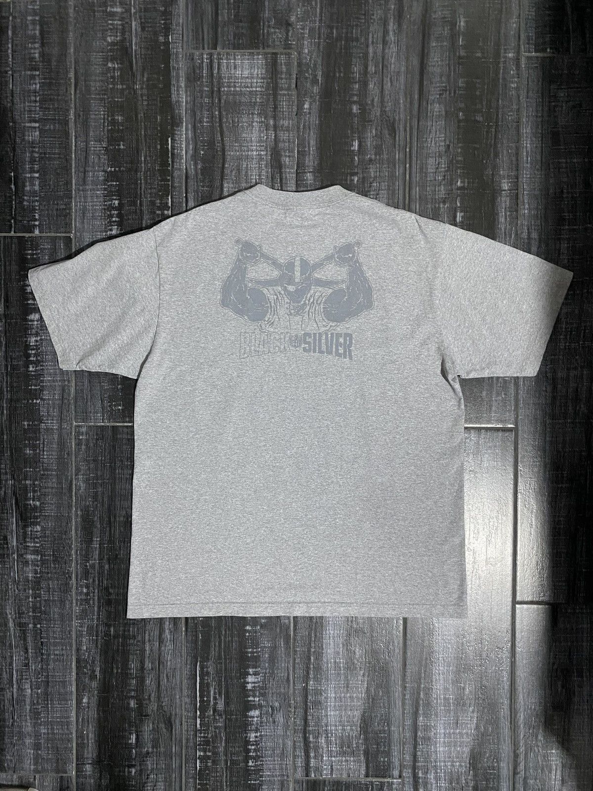 NFL Black and silver Shaka Raiders graphic tee Size US XL / EU 56 / 4 - 4 Thumbnail