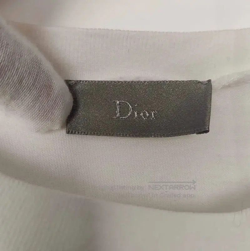 Dior Dior White Graphic Cotton T-Shirt for Men . Size US XXS / EU 40 - 3 Thumbnail