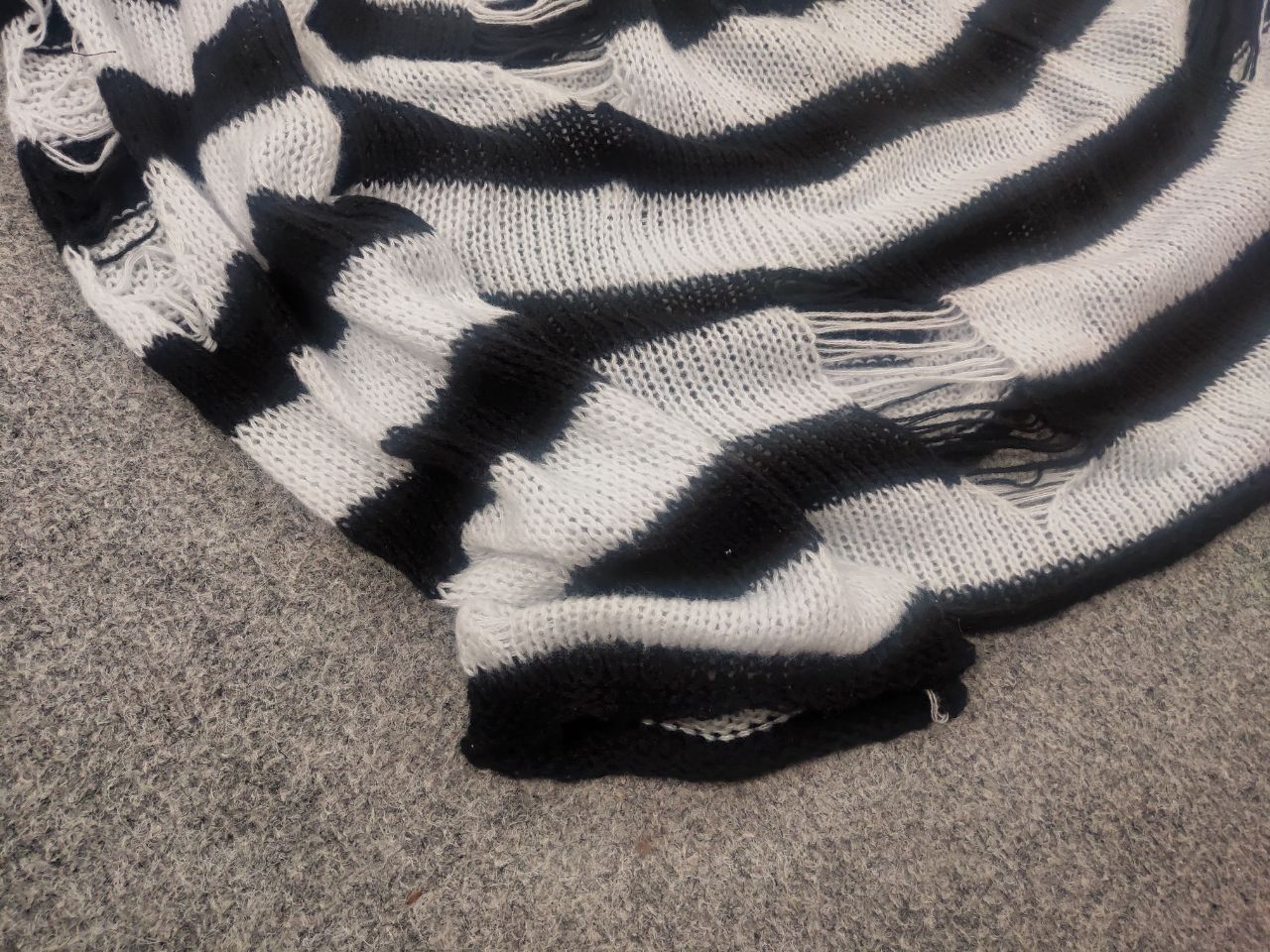 If Six Was Nine Vintage Punk Cros Y2K grunge Oversized knit Sweater Hysteric Size US XL / EU 56 / 4 - 7 Thumbnail