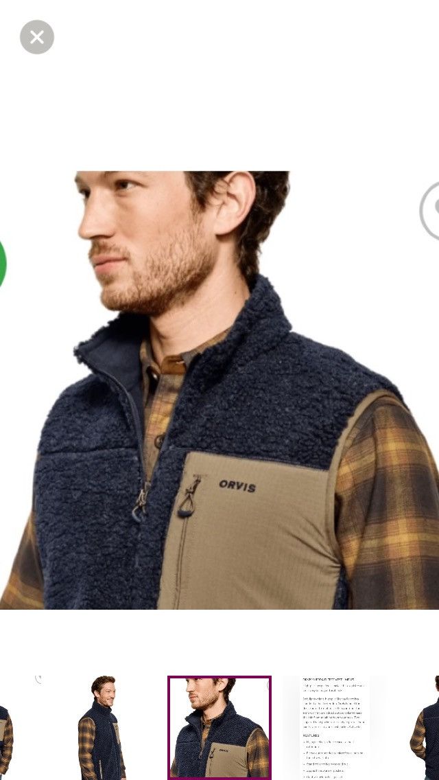 Orvis Orvis Sherpa Fleece Vest Medium Size US M / EU 48-50 / 2 - 3 Thumbnail