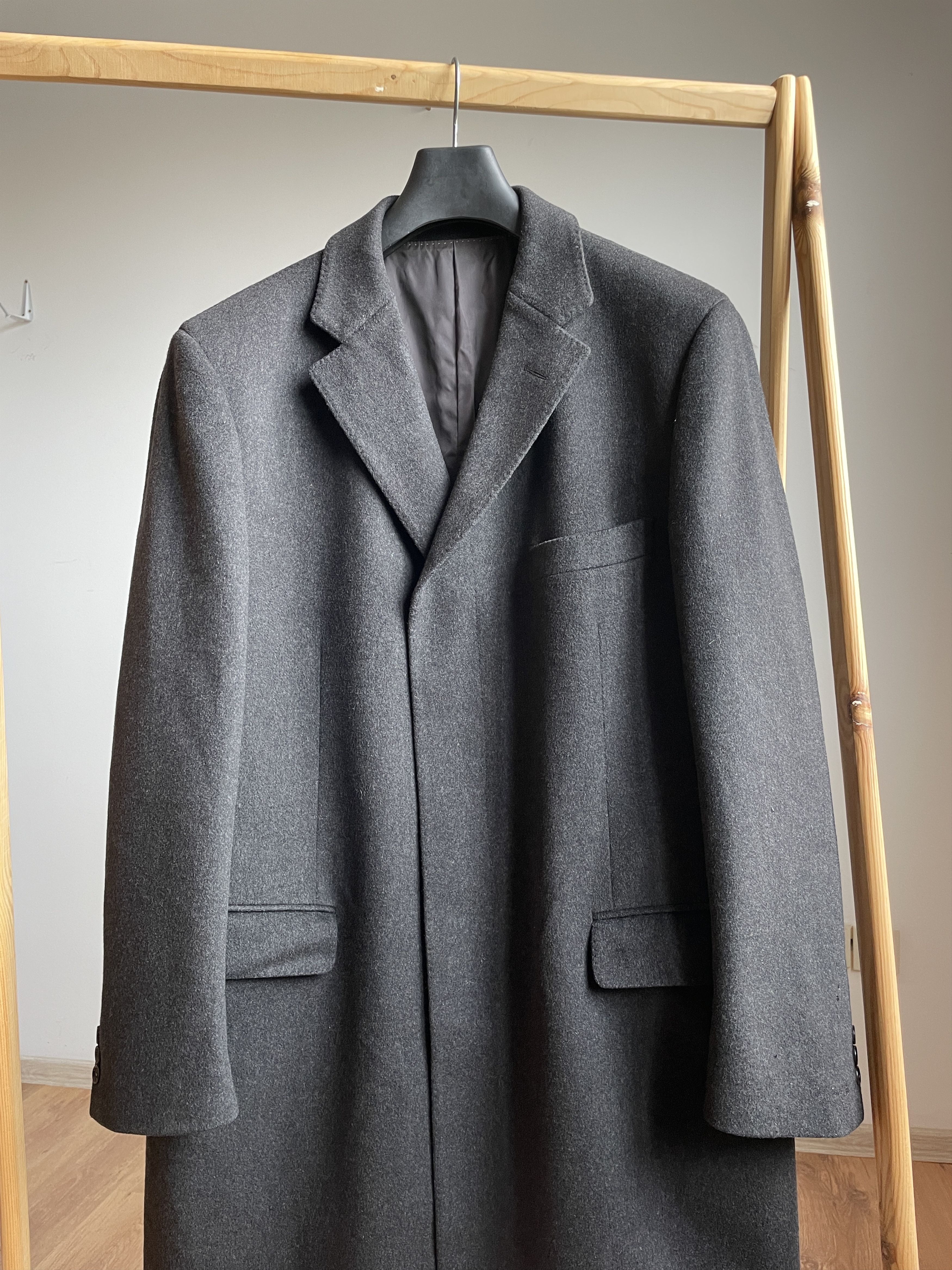 Ermenegildo Zegna Ermenegildo Zegna Soft Pure Wool Vintage Overcoat Size US XL / EU 56 / 4 - 4 Thumbnail