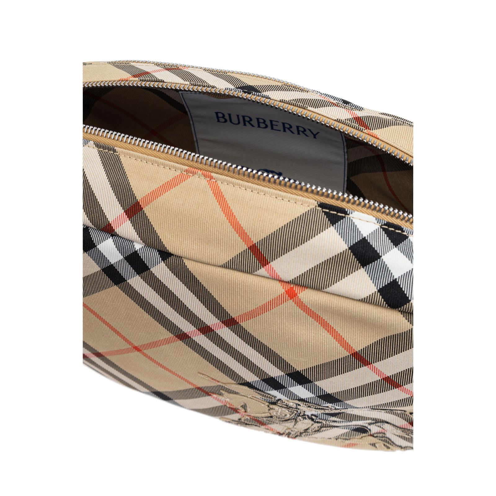 Burberry BURBERRY Checkered Pattern Beige Nylon Shoulder Bag New And Size ONE SIZE - 4 Thumbnail