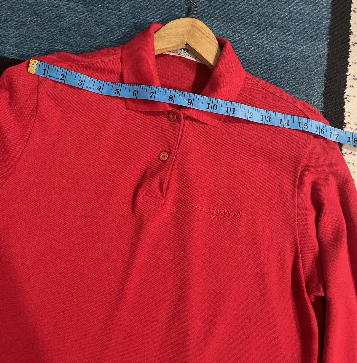 Balenciaga Vintage Balenciaga Paris Longsleeve Collar Size US M / EU 48-50 / 2 - 14 Thumbnail