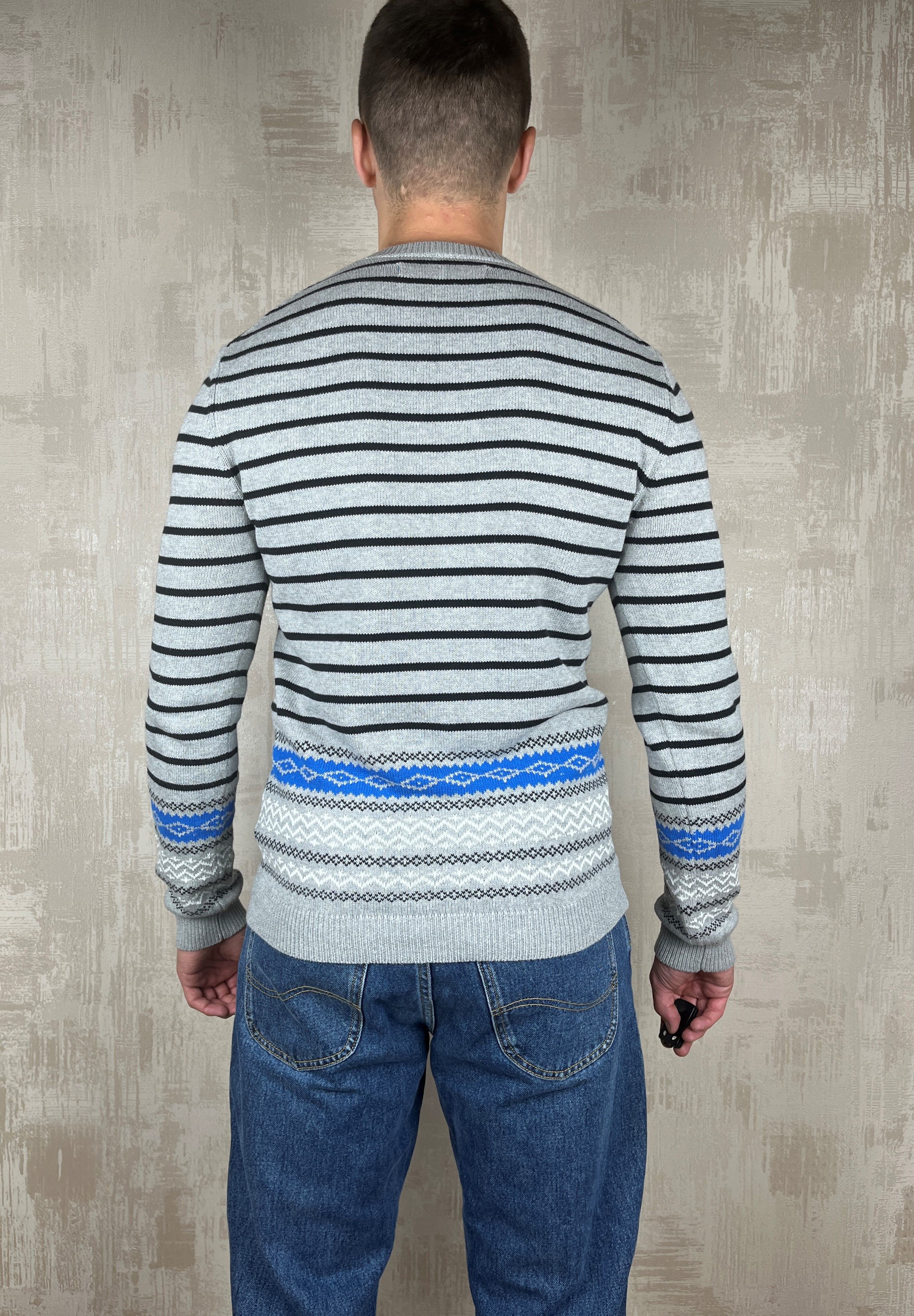 Adidas Adidas Originals # 3 Striped Knit Sweater Size US M / EU 48-50 / 2 - 12 Thumbnail