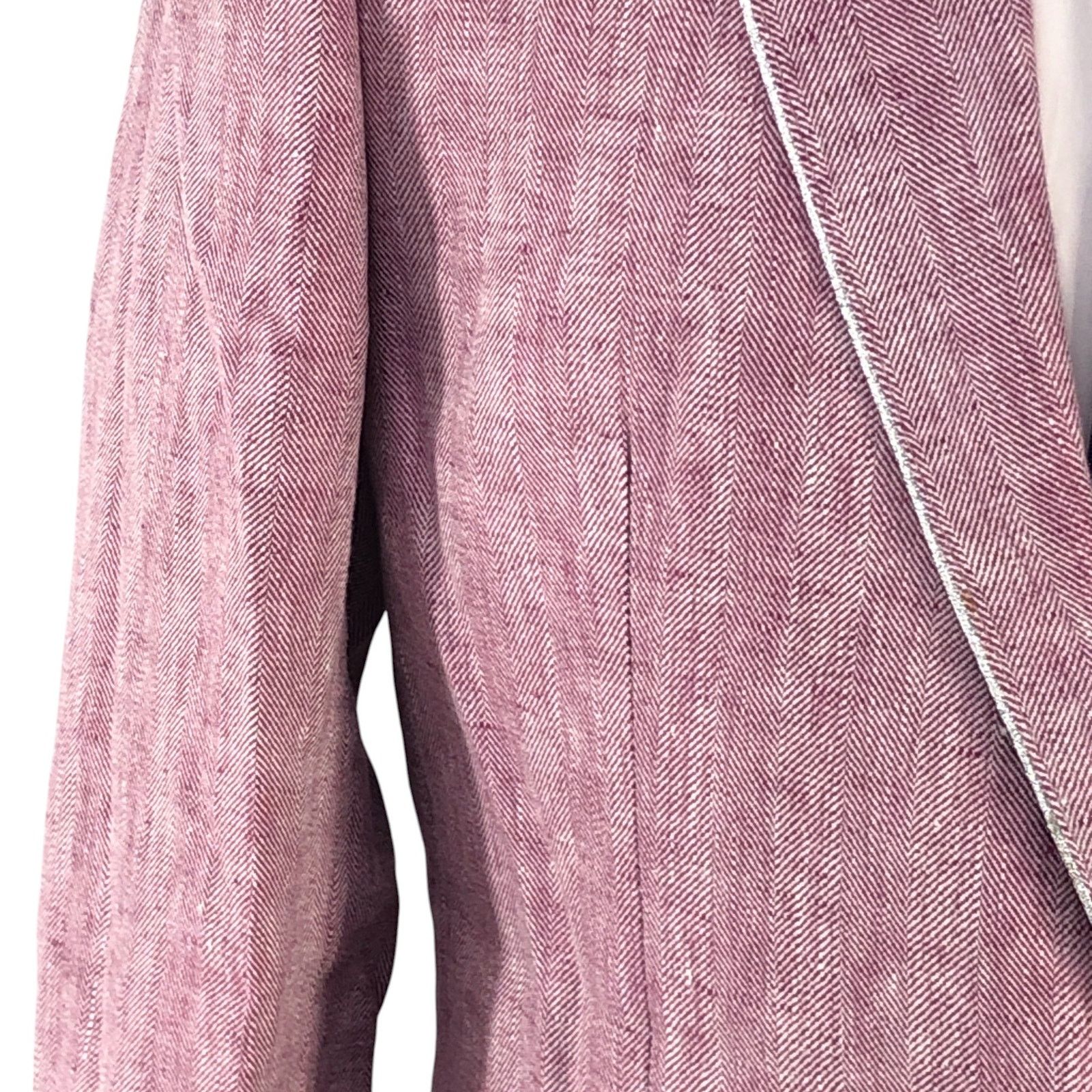 Tallia Tallia Size 38R Blazer Jacket Lavender Linen Kentucky Derby Size 38R - 5 Thumbnail