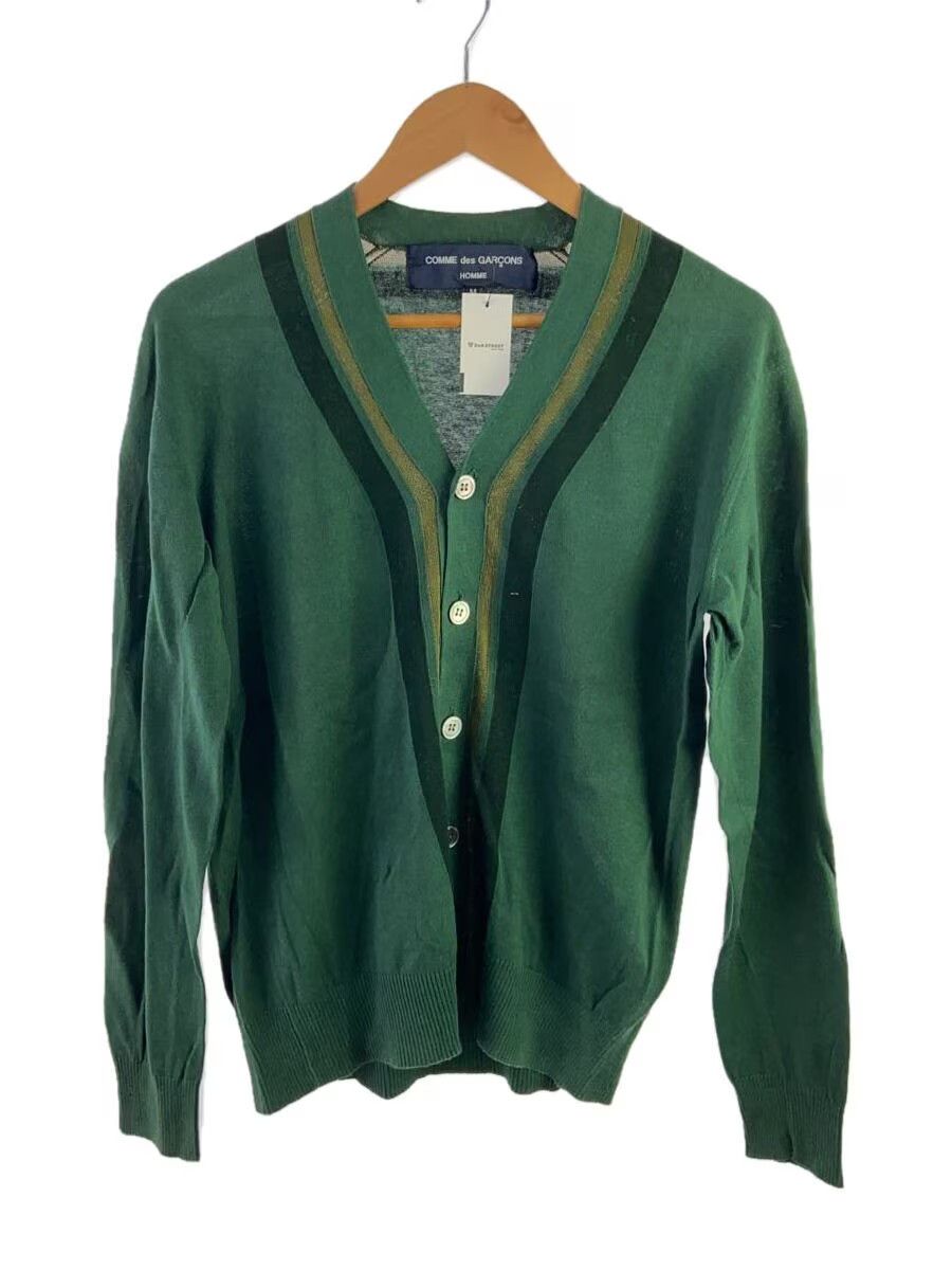Comme des Garcons × Comme des Garcons Homme Striped Linen Knit Cardigan Size US M / EU 48-50 / 2 - 1 Thumbnail