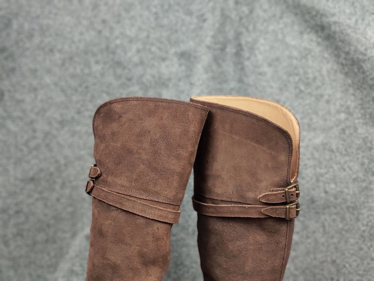 Sendra Sendra Riding Casual High boots womens Brown Suede Leather Size US 6 / IT 36 - 7 Thumbnail