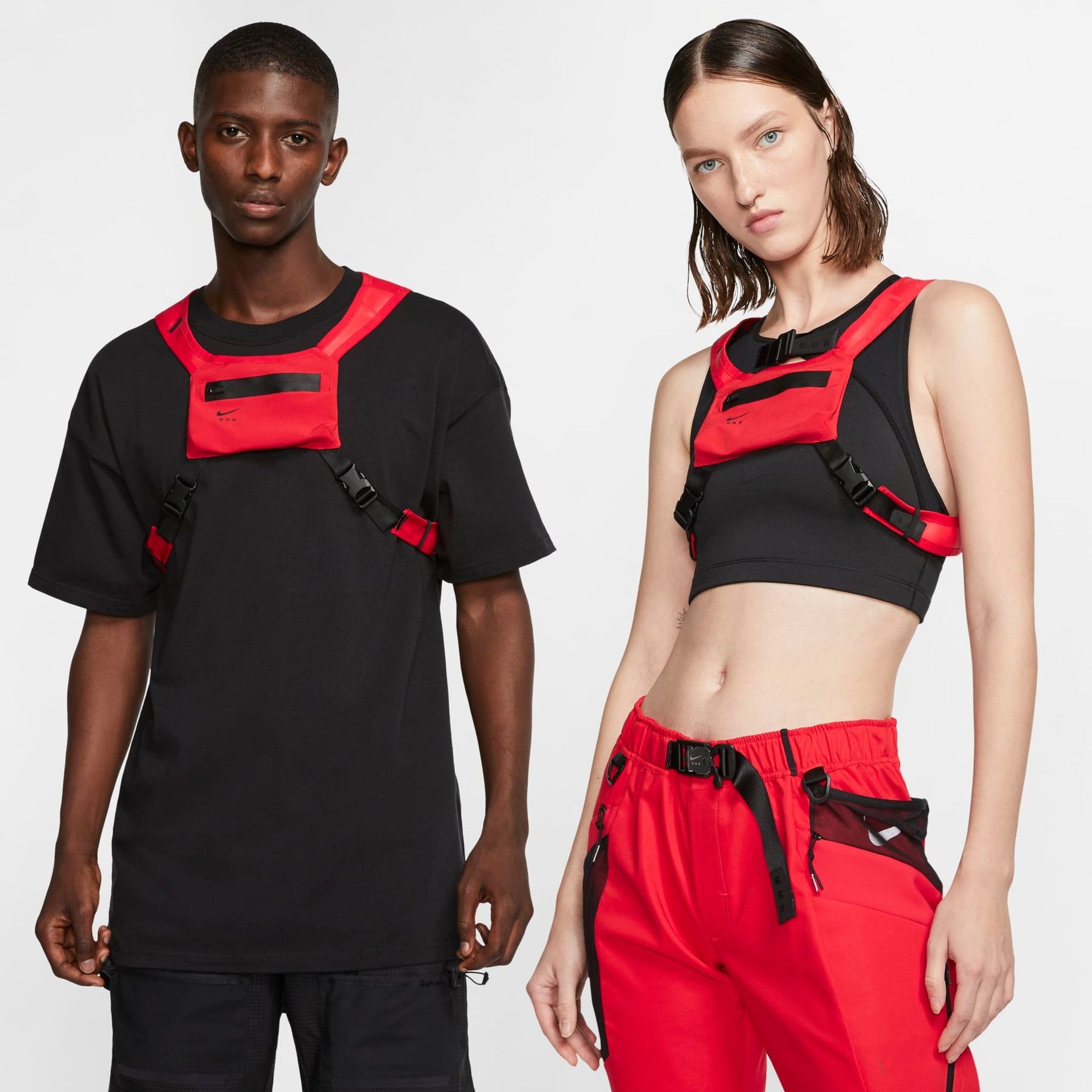 MMW × Nike NIKE x MMW SE NRG NYLON CHEST RIG 'UNIRED' CK1920-657 Size ONE SIZE - 5 Thumbnail
