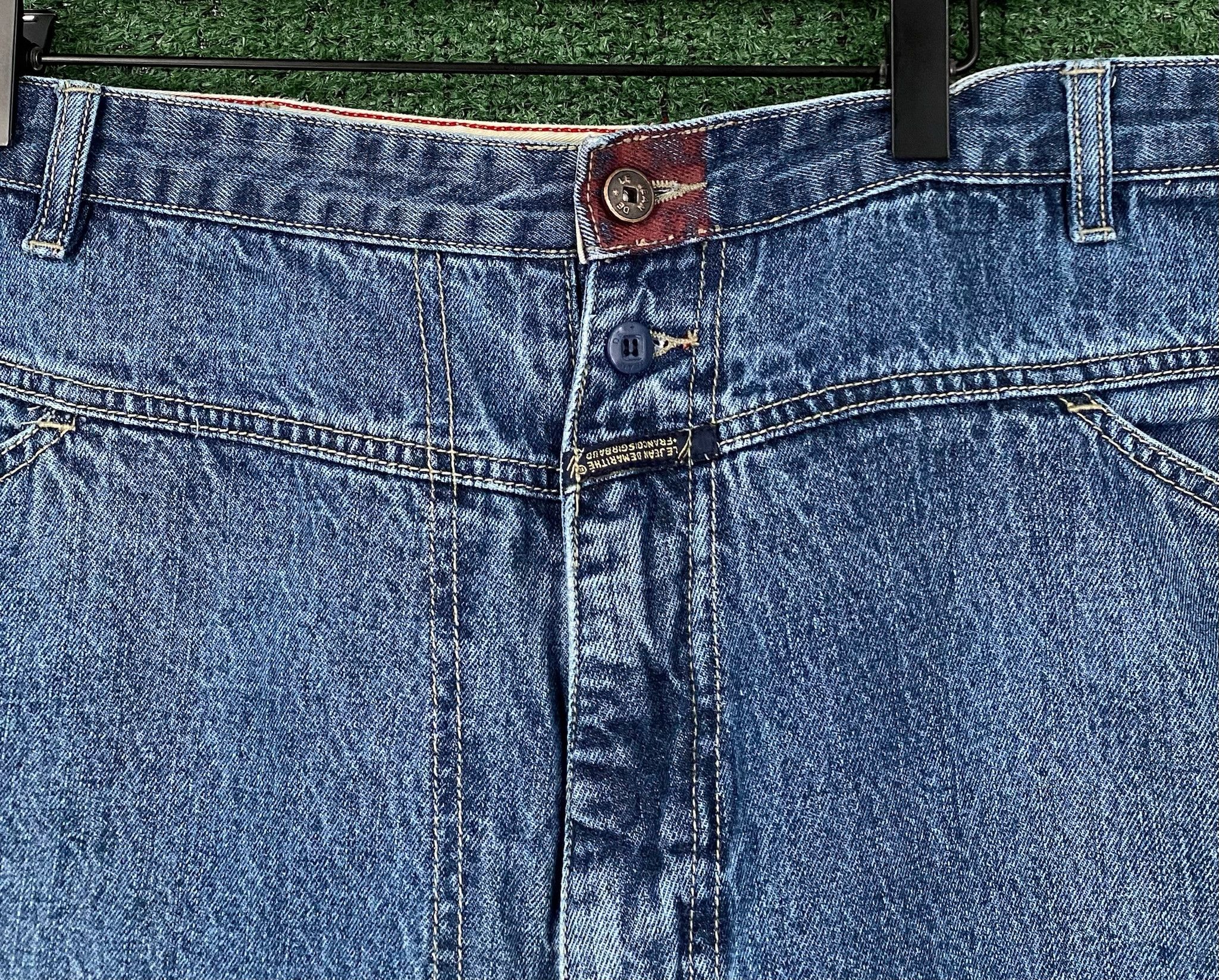 Marithe + Francois Girbaud Y2K Marithe + Francois Logo Baggy Denim Jean Shorts Jorts 43 Size US 43 - 2 Thumbnail